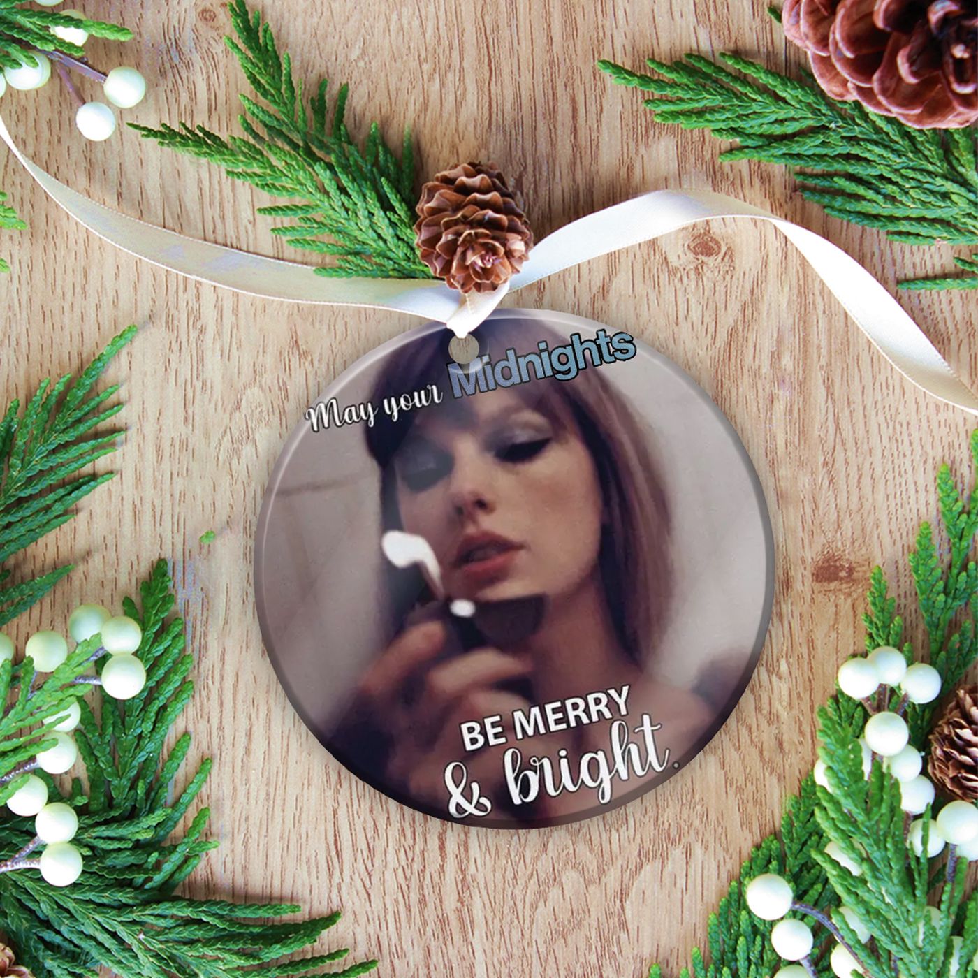 Taylor Swift Fixed Shape 2-sided Acrylic Ornament  – Gift for Christmas Day