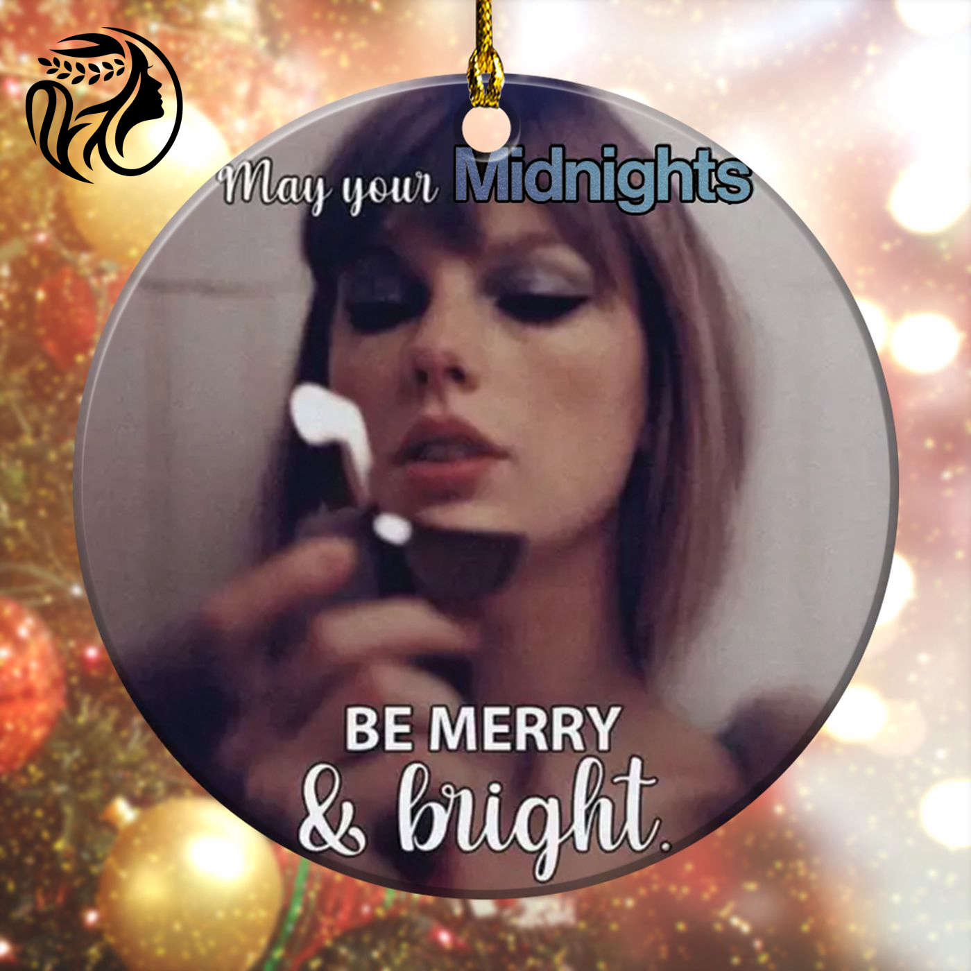 Taylor Swift Fixed Shape 2-sided Acrylic Ornament  – Gift for Christmas Day