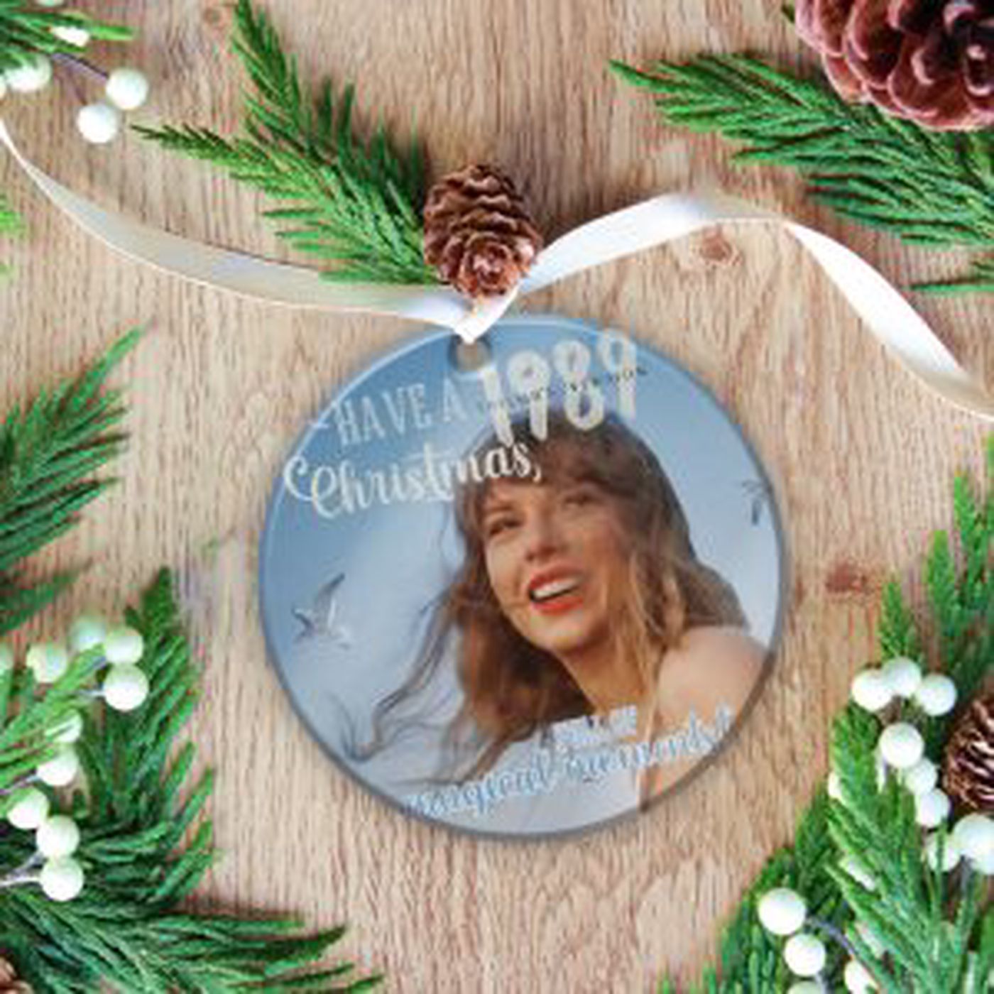 Taylor Swift Fixed Shape 2-sided Acrylic Ornament  – Gift for Christmas Day
