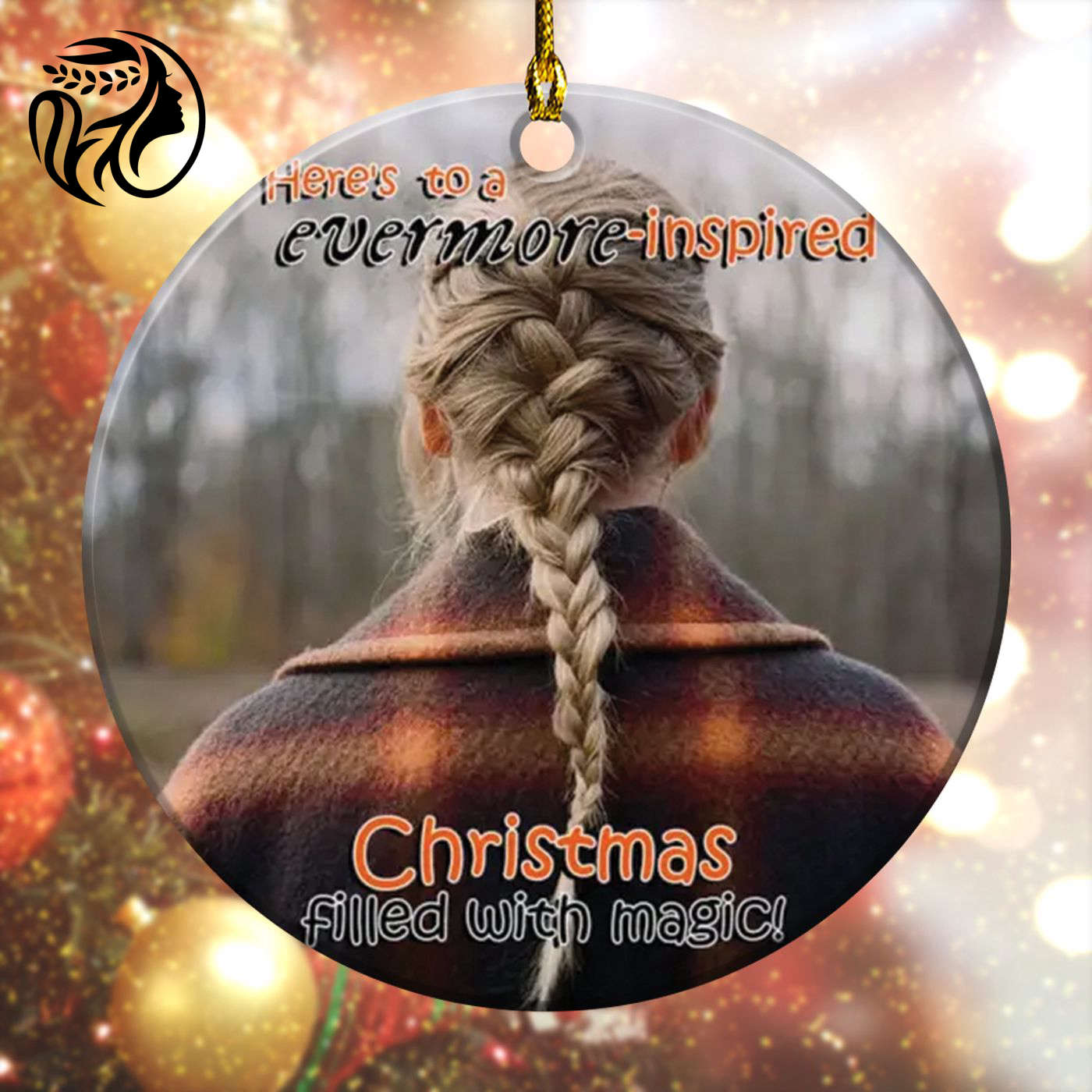 Taylor Swift Fixed Shape 2-sided Acrylic Ornament  – Gift for Christmas Day