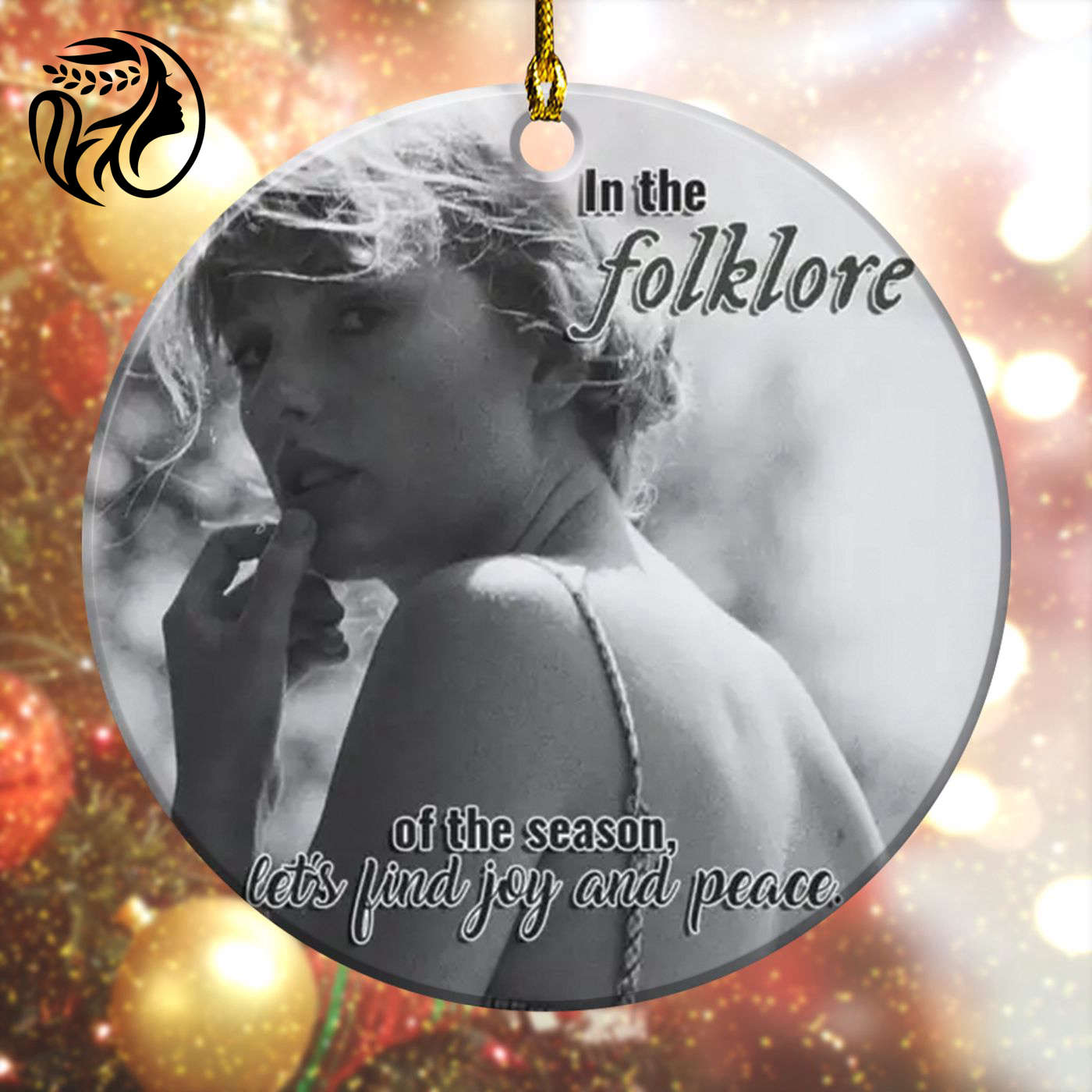 Taylor Swift Fixed Shape-sided Acrylic Ornament  – Gift for Christmas Day