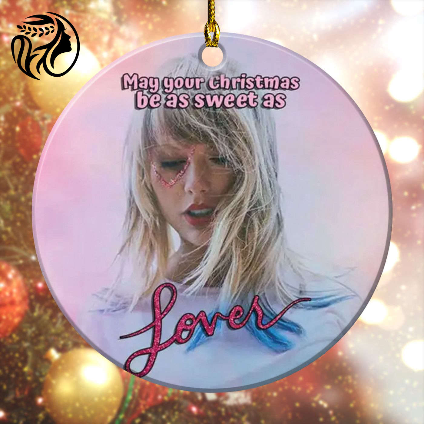 Taylor Swift Fixed Shape 2-sided Acrylic Ornament  – Gift for Christmas Day