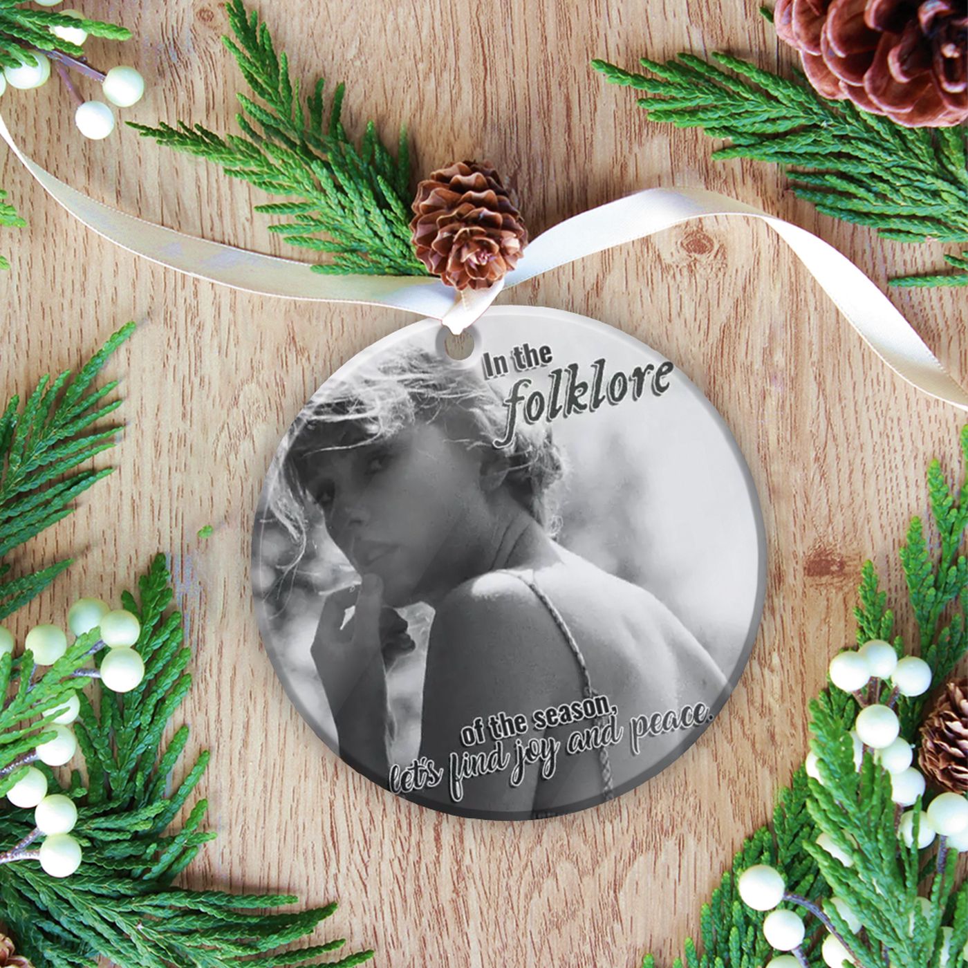 Taylor Swift Fixed Shape-sided Acrylic Ornament  – Gift for Christmas Day