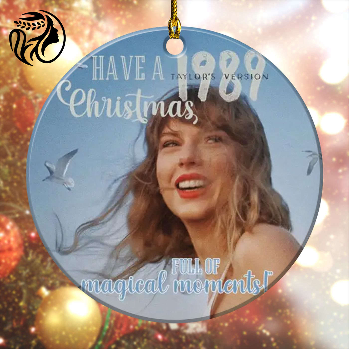Taylor Swift Fixed Shape 2-sided Acrylic Ornament  – Gift for Christmas Day