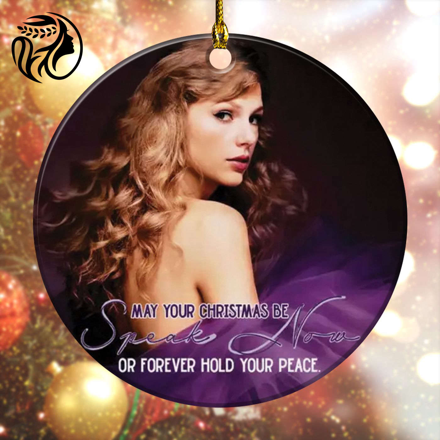 Taylor Swift Fixed Shape 2-sided Acrylic Ornament  – Gift for Christmas Day