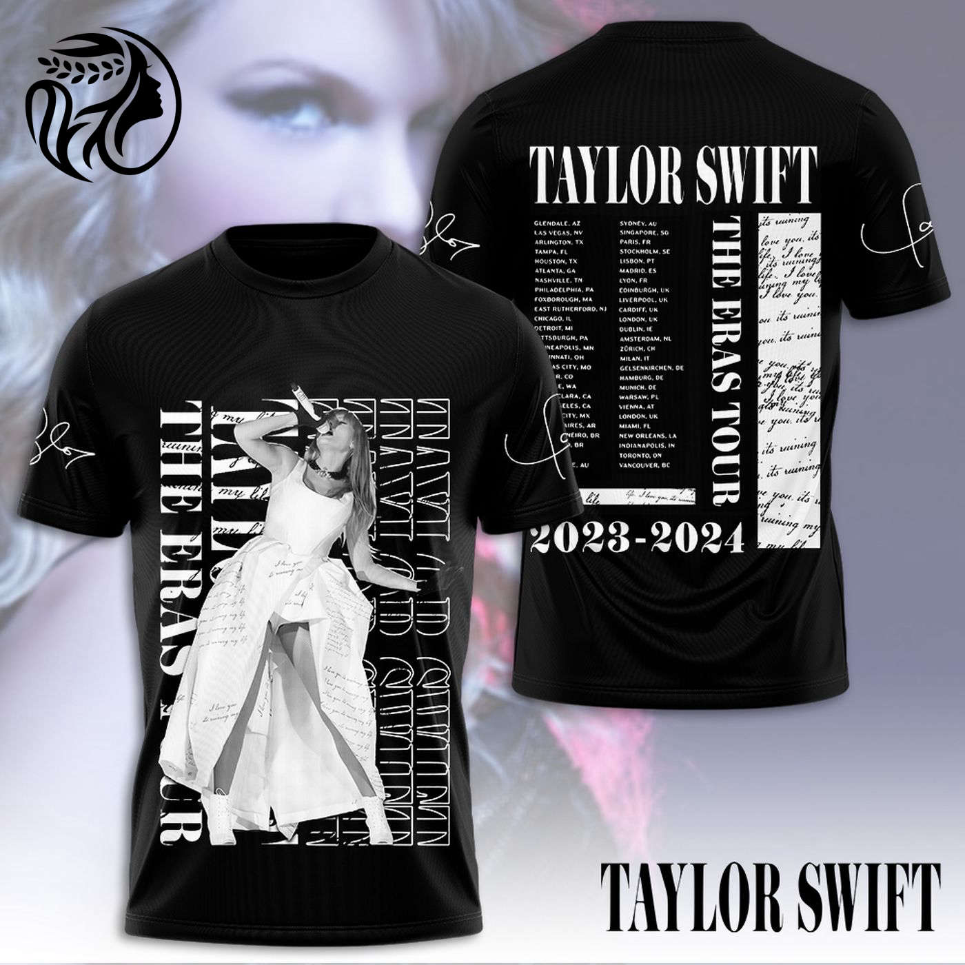 Taylor Swift  - Gift for WomenD 3D T-Shirt Sweatshirt & Hoodie - Perfect Music Lover  - Gift for Women