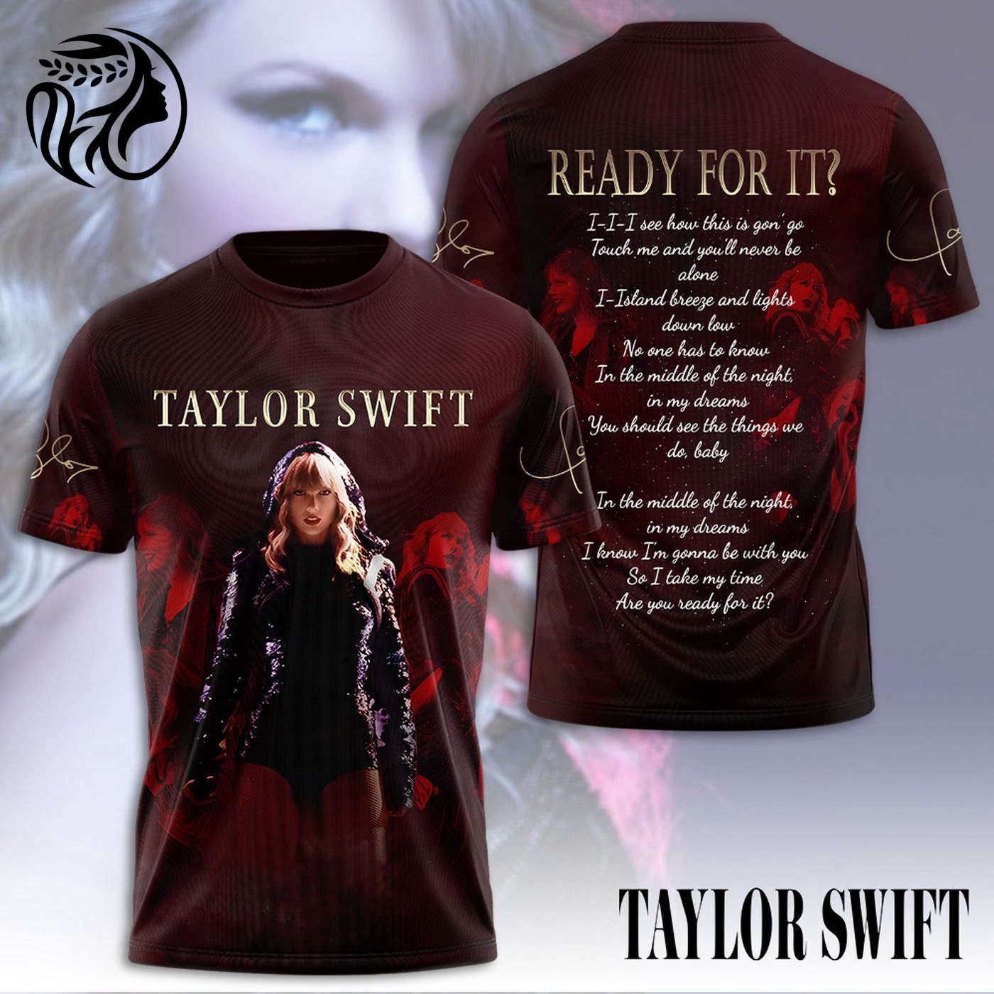 Taylor Swift 3D T-Shirt Sweatshirt & Hoodie  - Gift for Women - Unforgettable Style