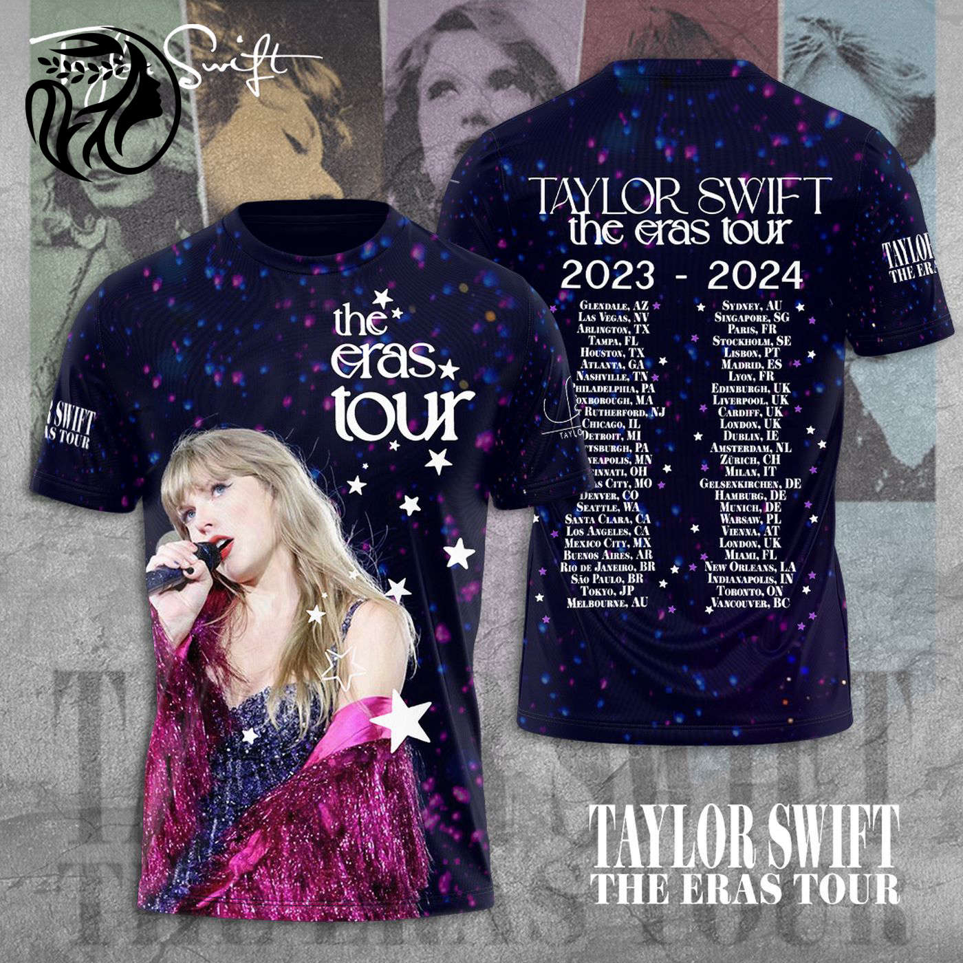 Shop Taylor Swift GiftD 3D T-Shirt Sweatshirt & Hoodies – Perfect Gift for Fans!