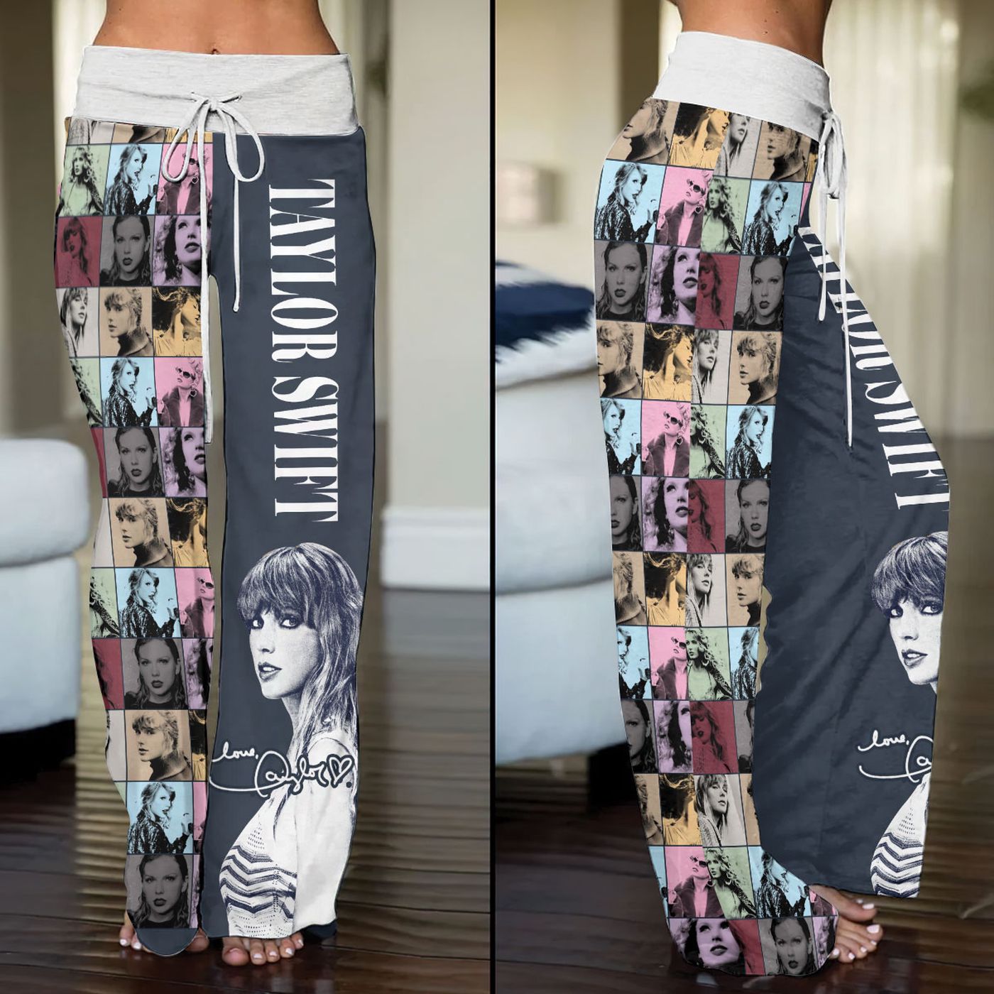 Taylor Swift High-Waisted Straight-Leg Trousers – – Gift for Women for Women Taylor Swift High-Waisted Straight-Leg Trousers – – Gift for Women for Women