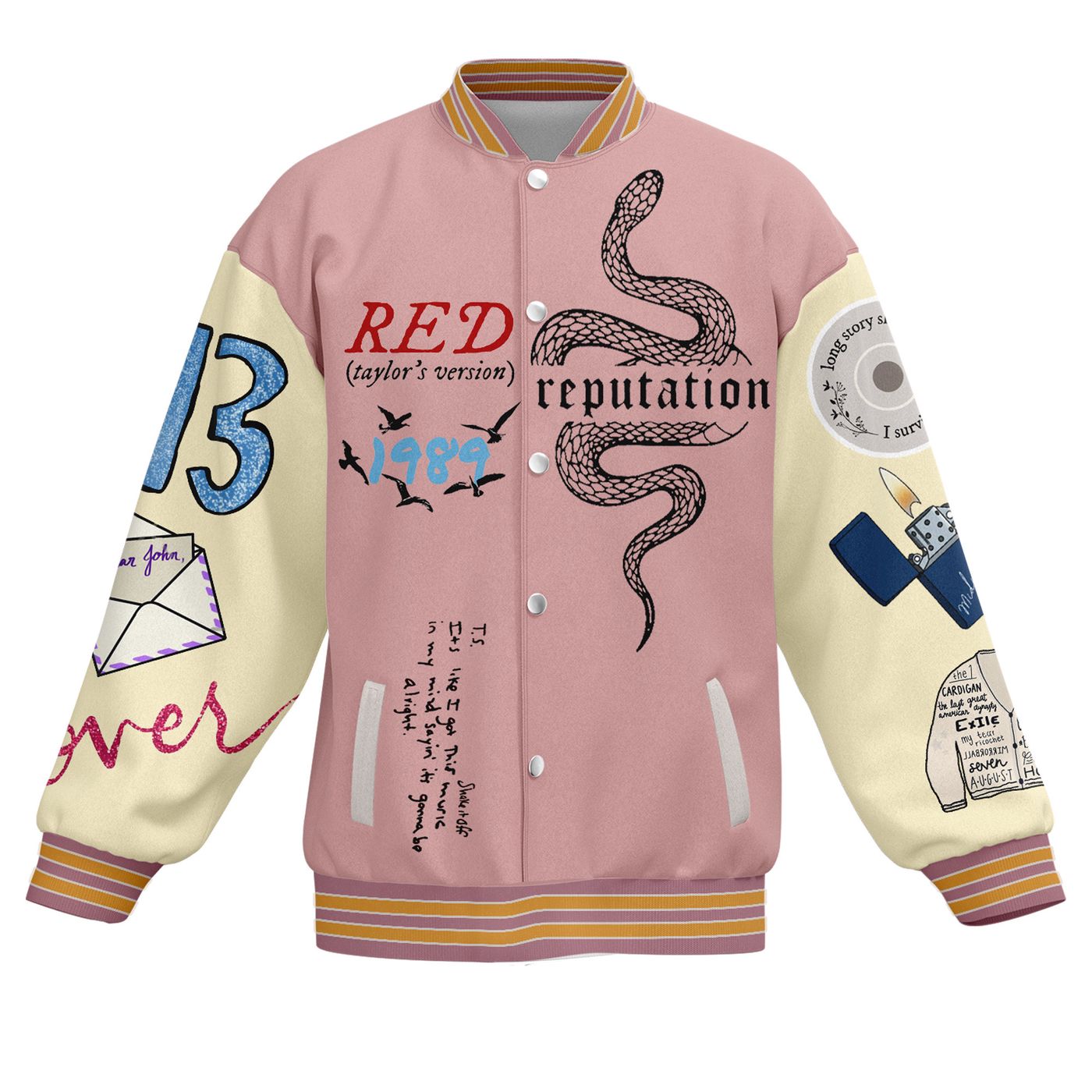 Taylor Swift Premium Baseball Jacket: Perfect Fan Gift!