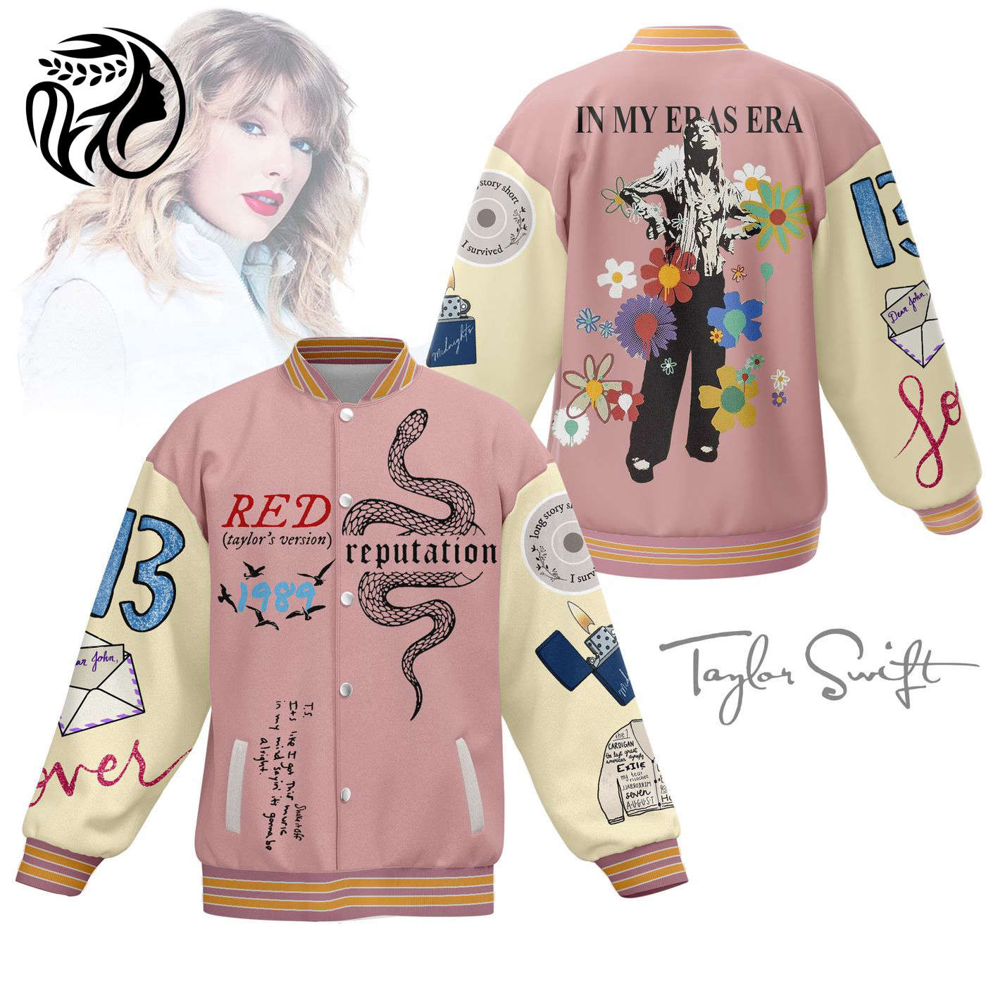 Taylor Swift Premium Baseball Jacket: Perfect Fan Gift!