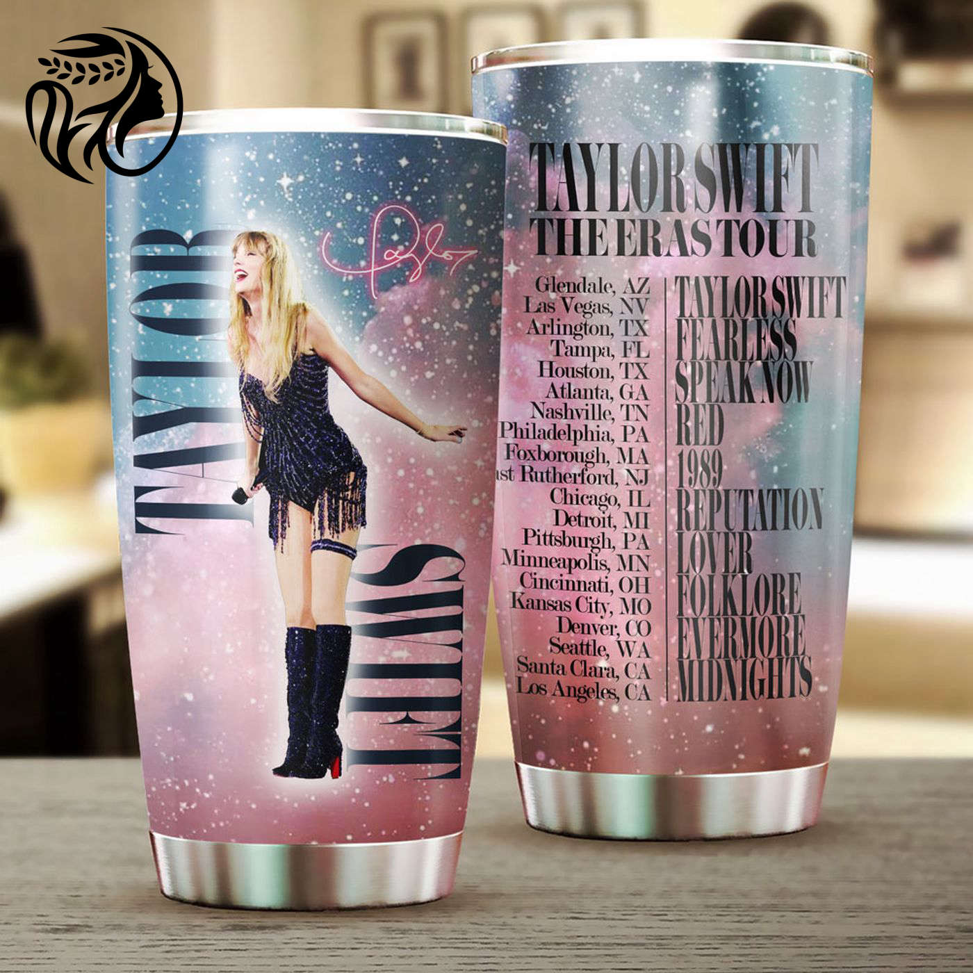Taylor Swift Tumbler Cup Gift: Sip in Style with this Exclusive Merchandise Perfect Present for Swifties