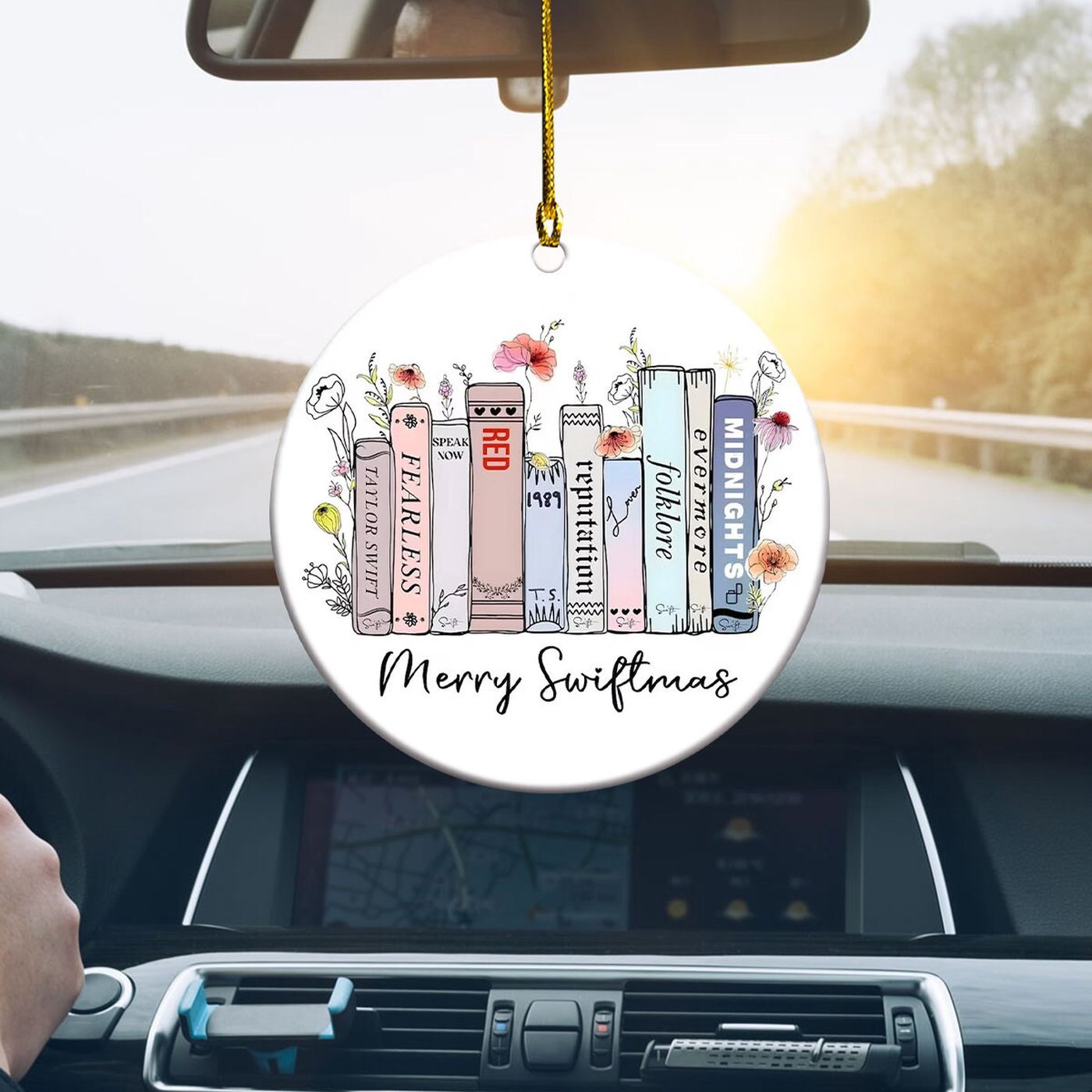 Taylor Swiftie Christmas Ornament – Eras Tour & Merry Swiftmas Albums as Books – TSwiftie Fan Gifts