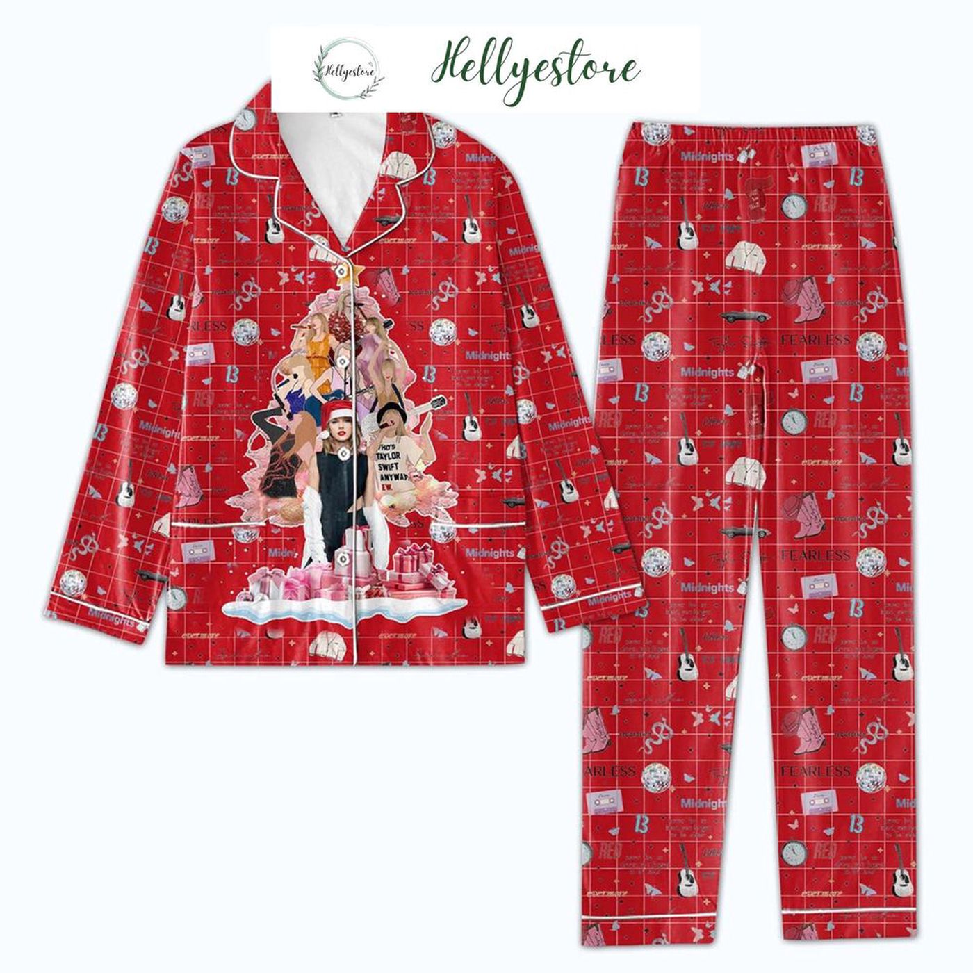 Taylor Swift Fearless Midnights & Eras Tour Pajama Sets – Official Taylor Version