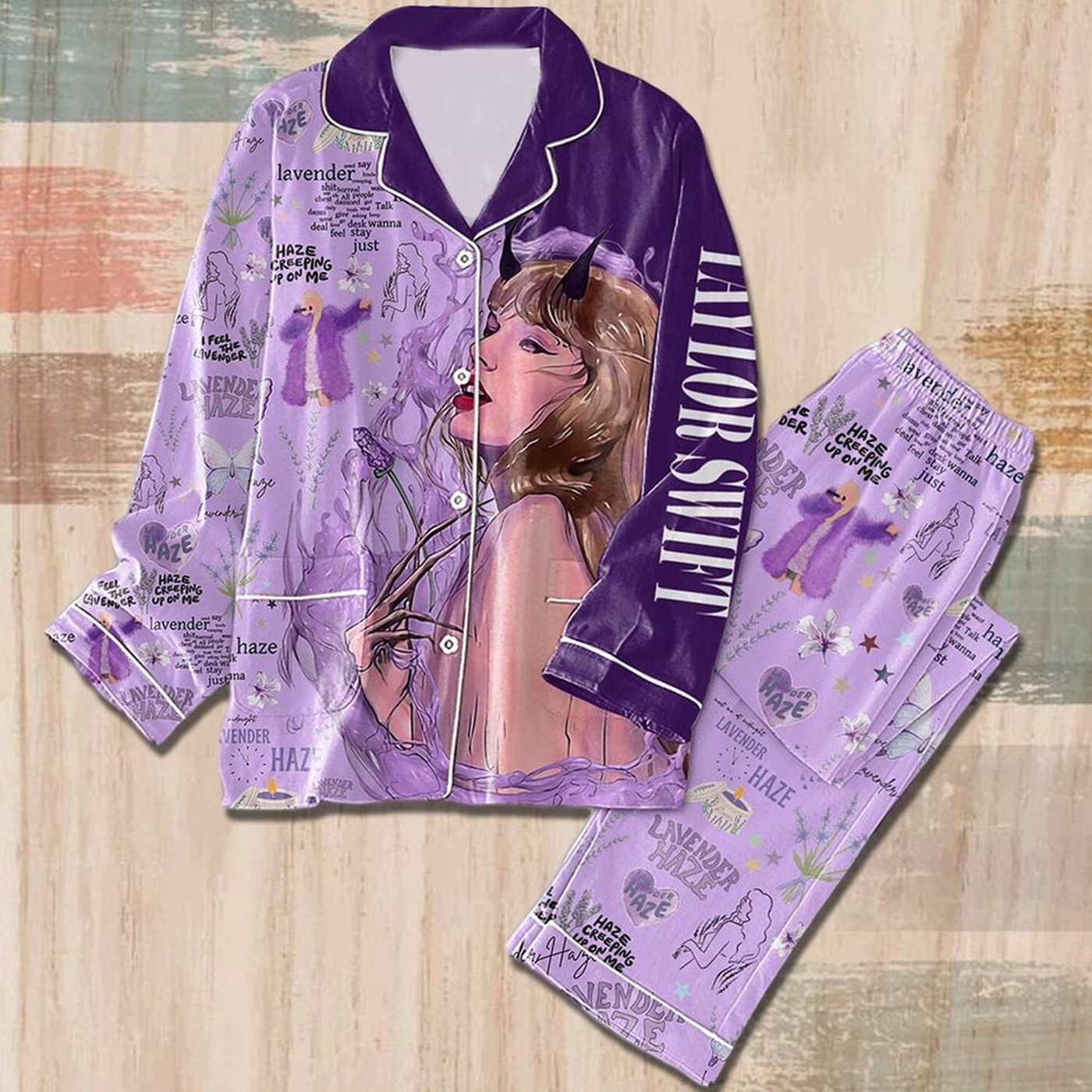Stylish and Cozy Taylor Version Pajama Set – Shop Now!