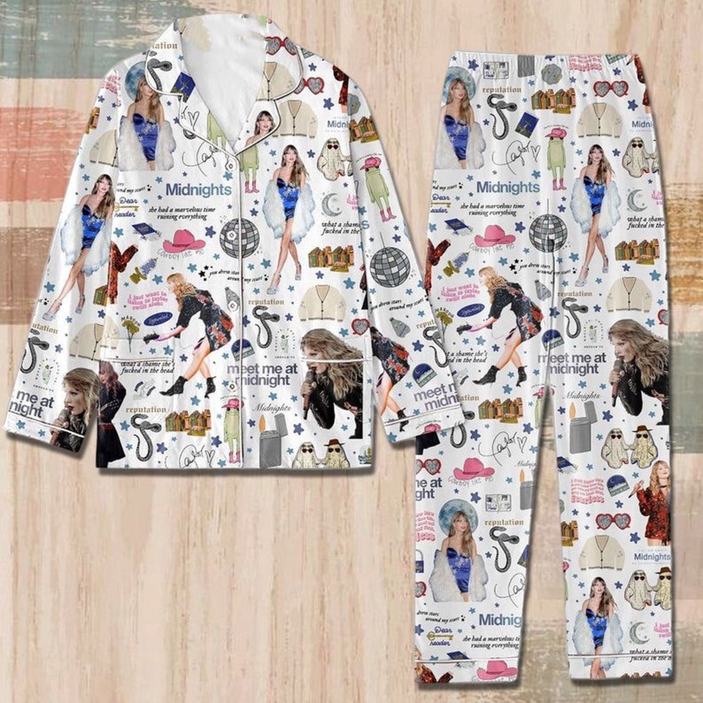 Taylor Version Pajama Set for Women – The Eras Tour: Stylish & Comfortable Sleepwear
