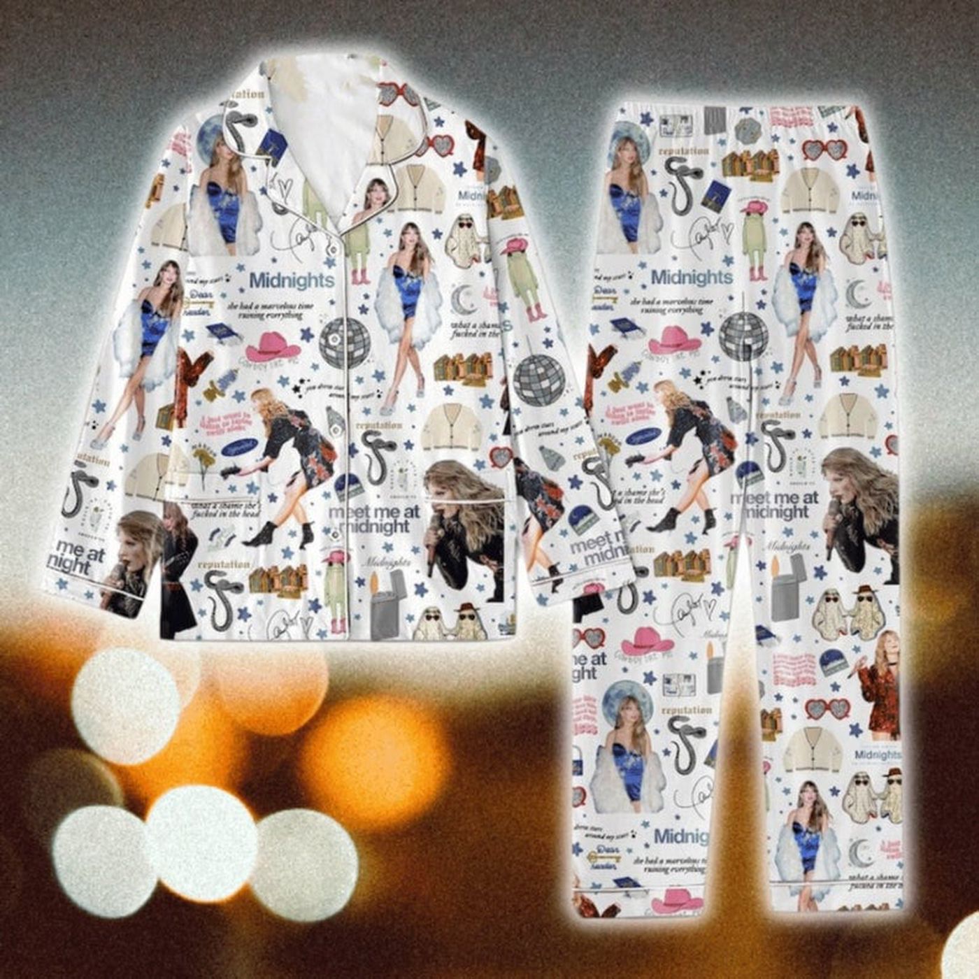 Taylor Version Pajamas Sets: The Eras Tour 2023 Party & Christmas – Shop Now!