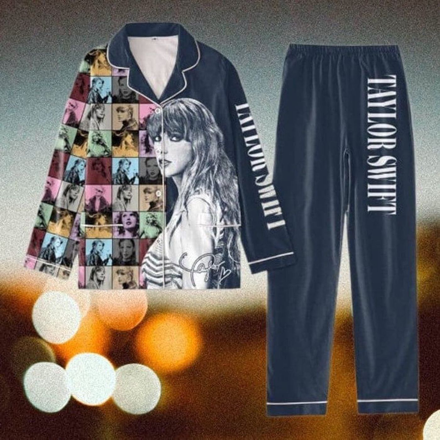 Taylor Version s All Hit Album Eras Tour Pajamas Set – Stylish & Comfy Taylor Version Pajamas