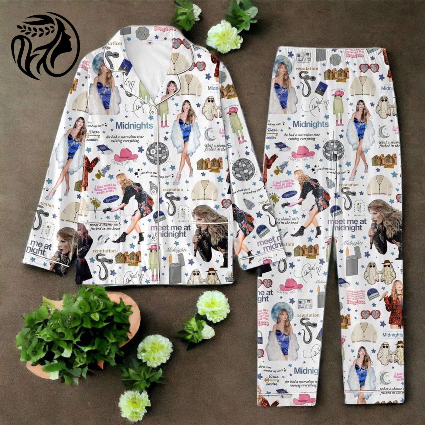 Get Comfy in Style with Taylor Version Tour Women s Pajama Set - Inspired by Taylor Eras