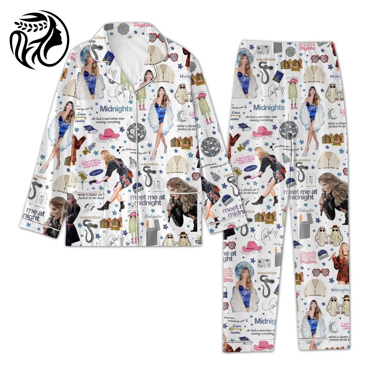 Taylor Version Tour Women s Pajamas Set – Perfect for Party Nights