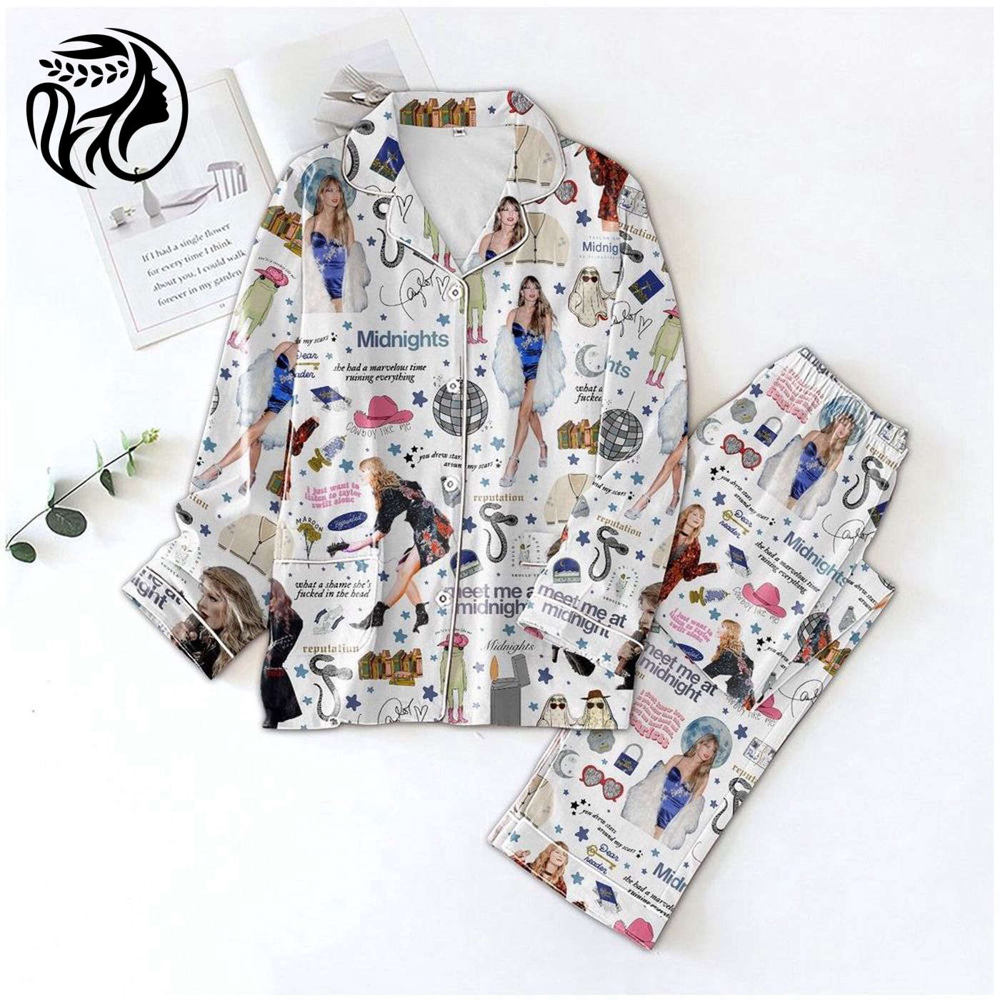 Stylish Taylor Version Tour Womens Pajamas Set – Perfect for Party Nights