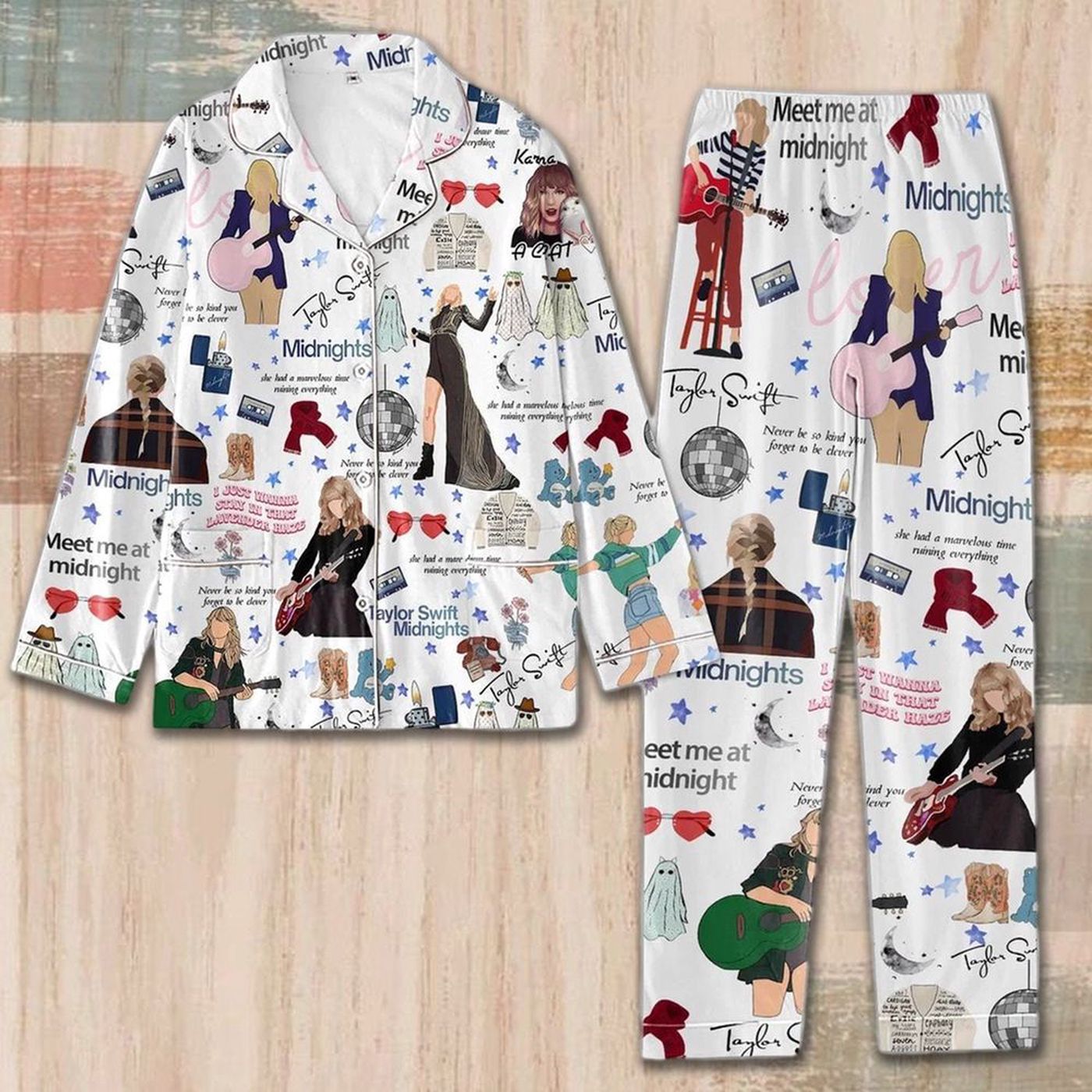 Taylor Version Tour Women s Pajamas Set – Comfy & Stylish Sleepwear