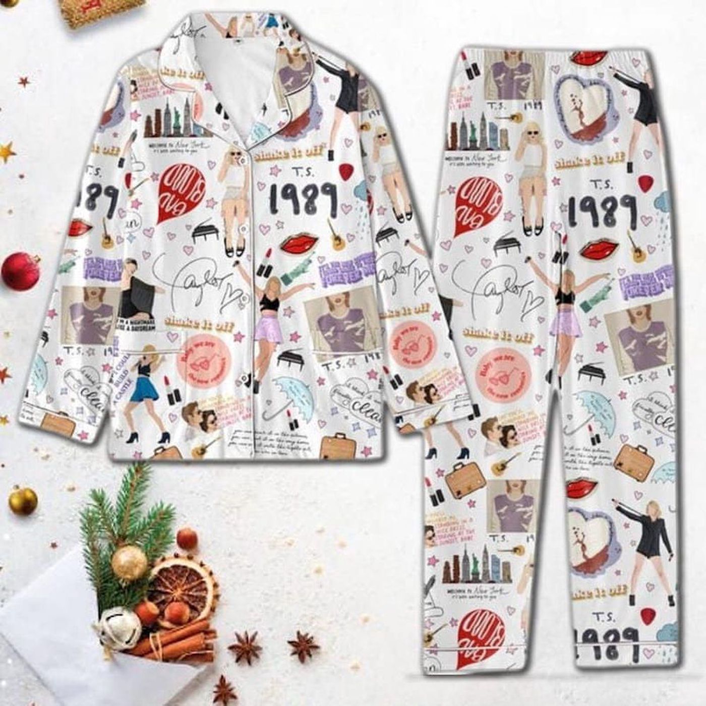 Shop the Taylor Version Tour Womens Pajamas Set – Trendy and Comfortable Sleepwear