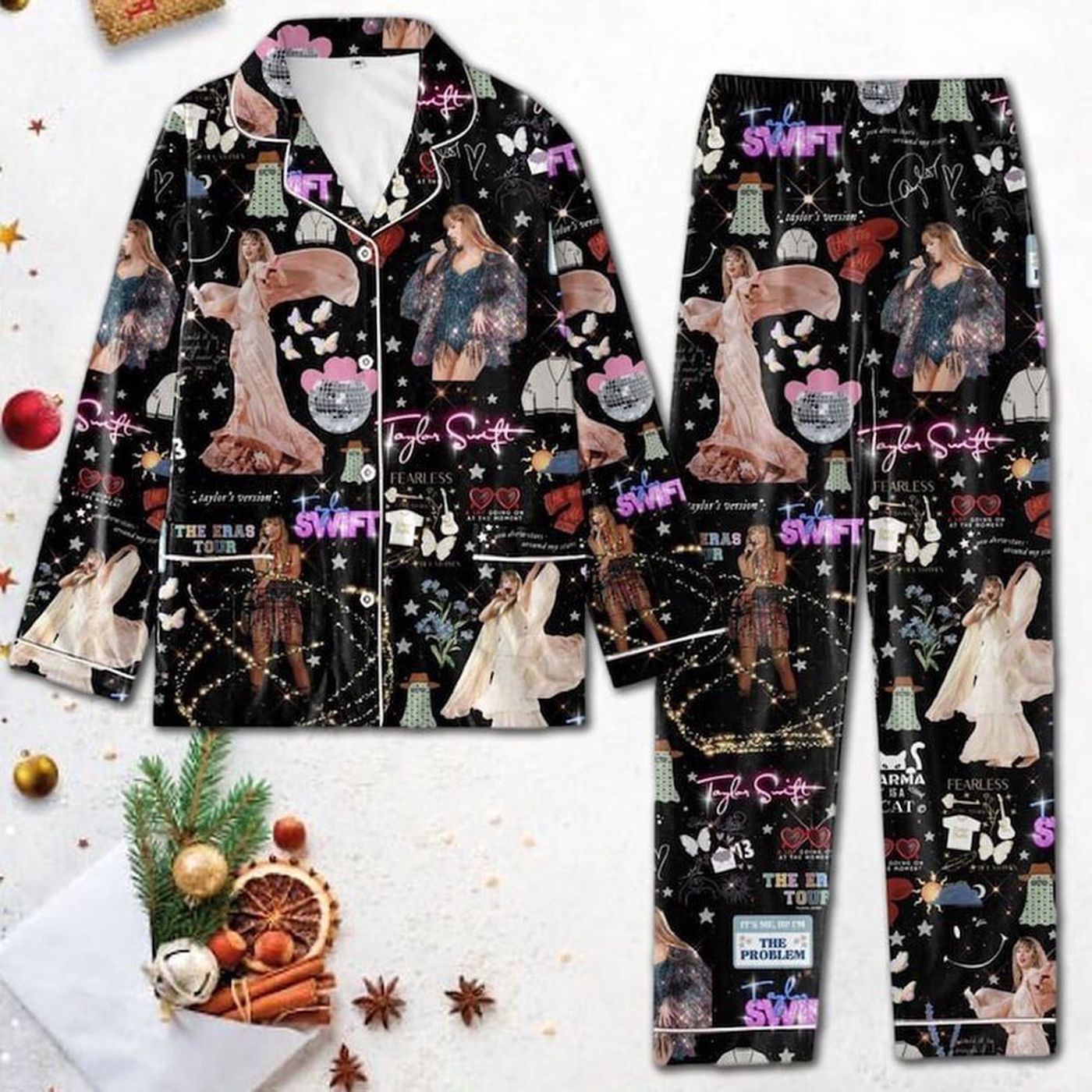 Shop the Stylish Taylor Version Tour Women s Pajamas Set – Comfy & Trendy Sleepwear