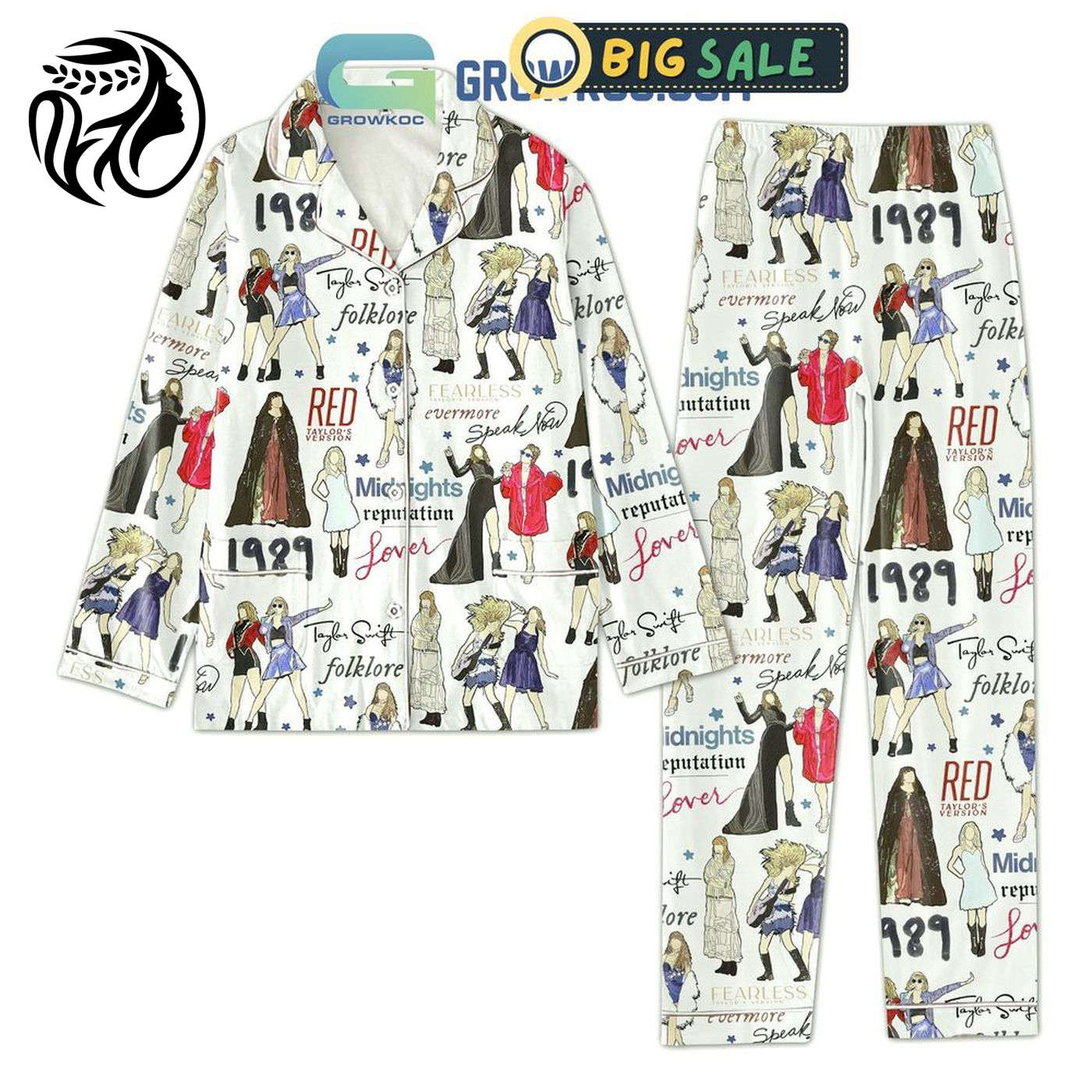 Taylor Swift Eras Tour 2023 Pajamas Set: Stylish & Cozy Sleepwear for True Fans