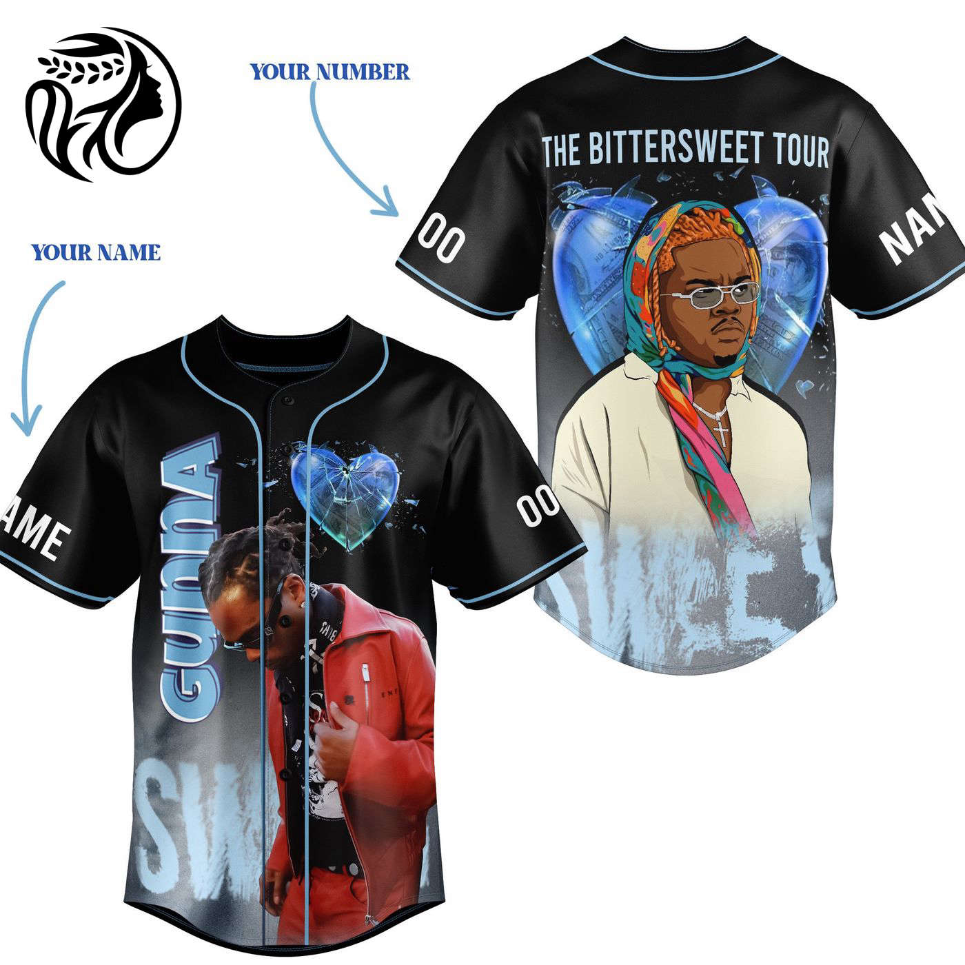 The Bittersweet Tour Gunna Baseball Jersey For Men Women And Kids Gift