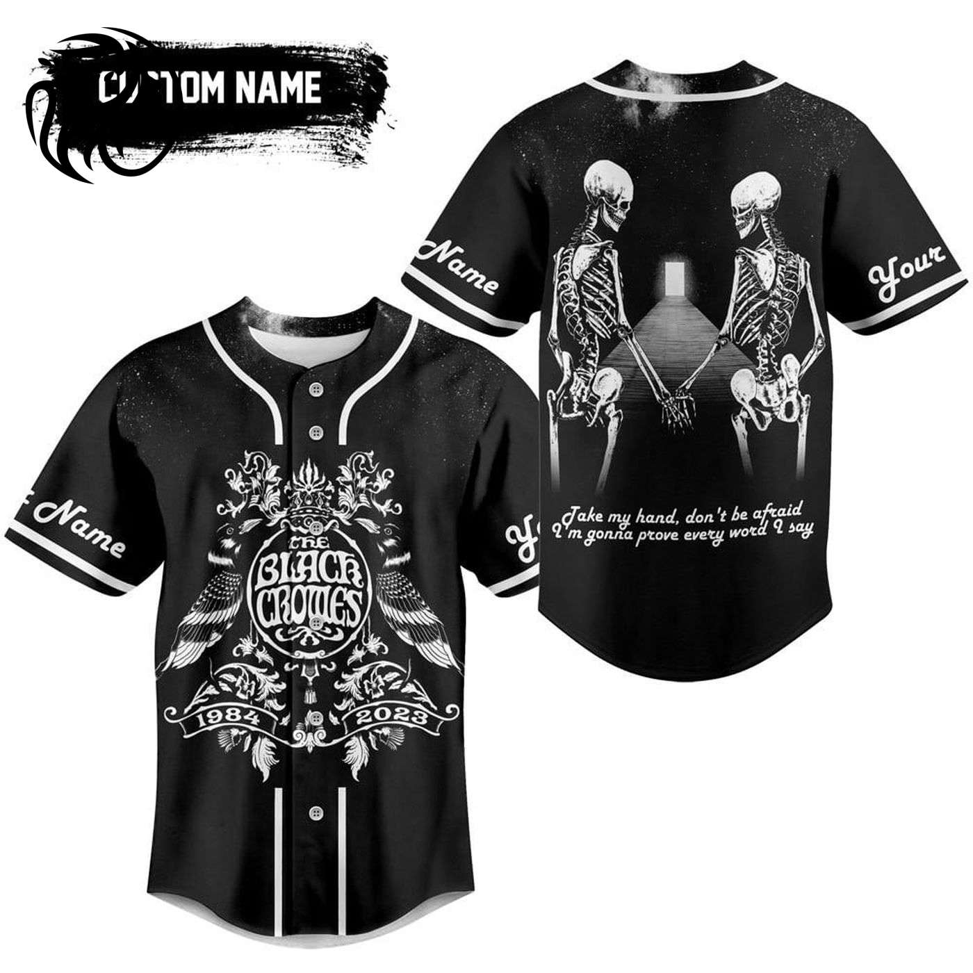 The Black Crowes Baseball Jersey For Men Women And Kids Gift