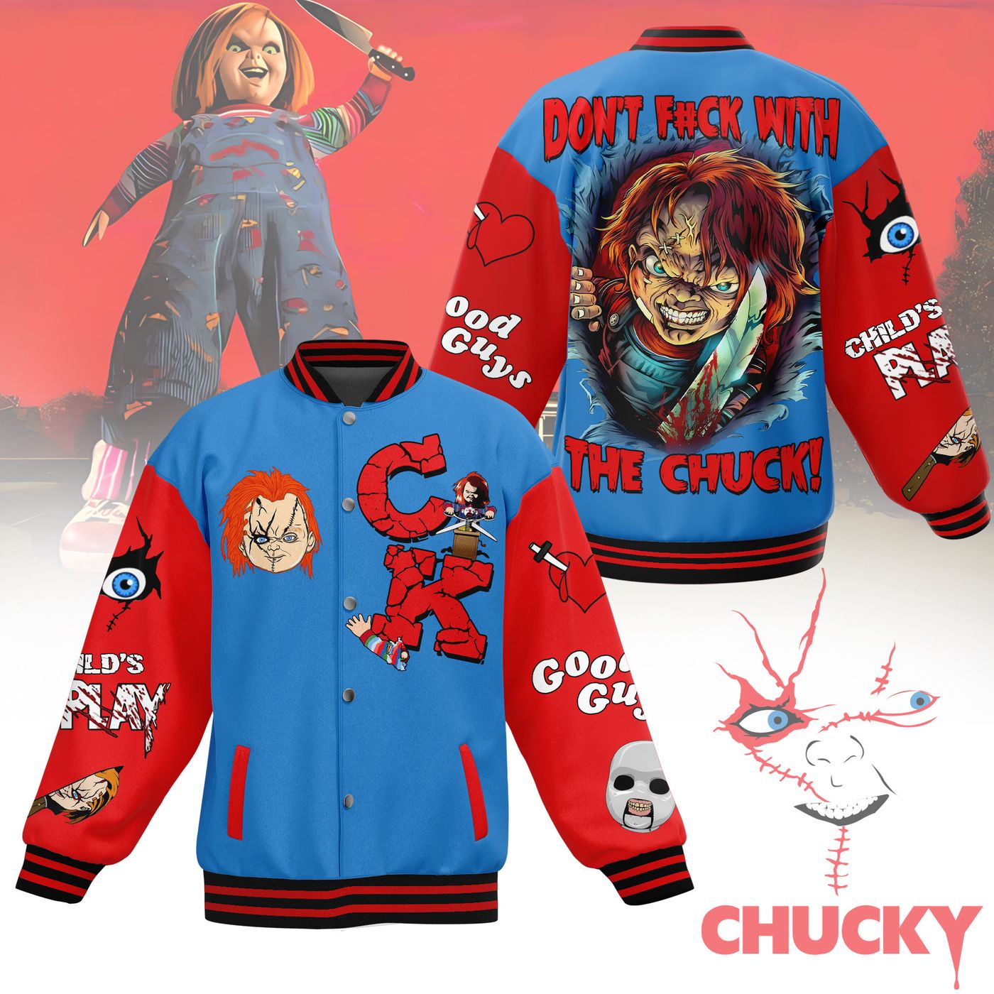 The Chucky New Premium Baseball Jacket Gift For Fan The Chucky New Premium Baseball Jacket Gift For Fan