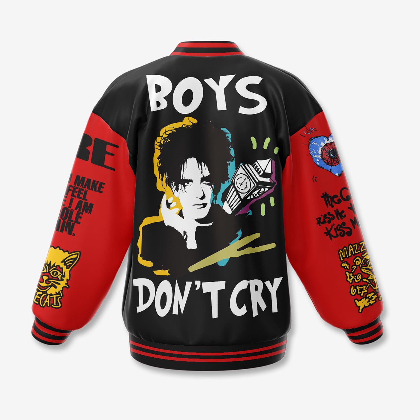 The Cure Boys New Premium Baseball Jacket Gift For Fan The Cure Boys New Premium Baseball Jacket Gift For Fan