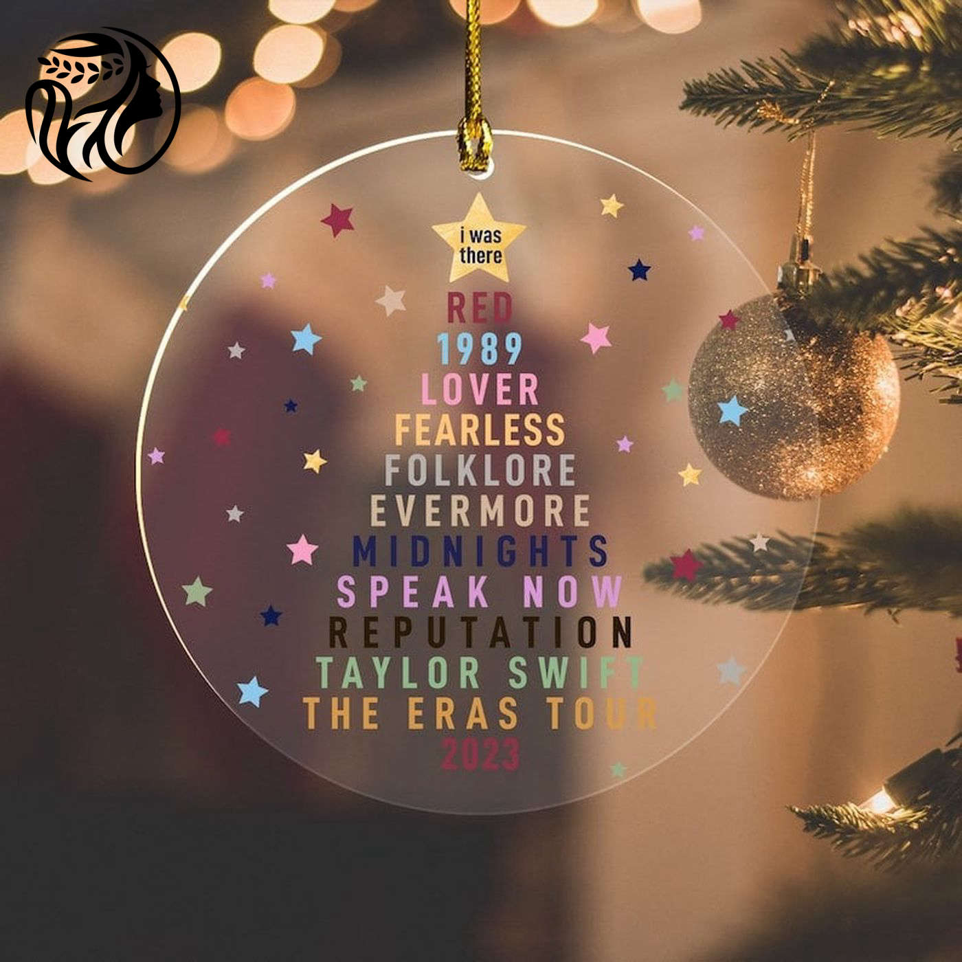 Eras Tour Christmas Acrylic Ornament: Taylor Swift s Concert Souvenir for Christmas 2023