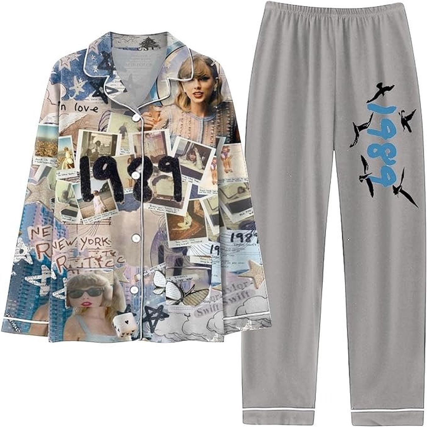 Experience Comfort in Style with the Eras Tour Taylor Pajamas Set – Shop Now!
