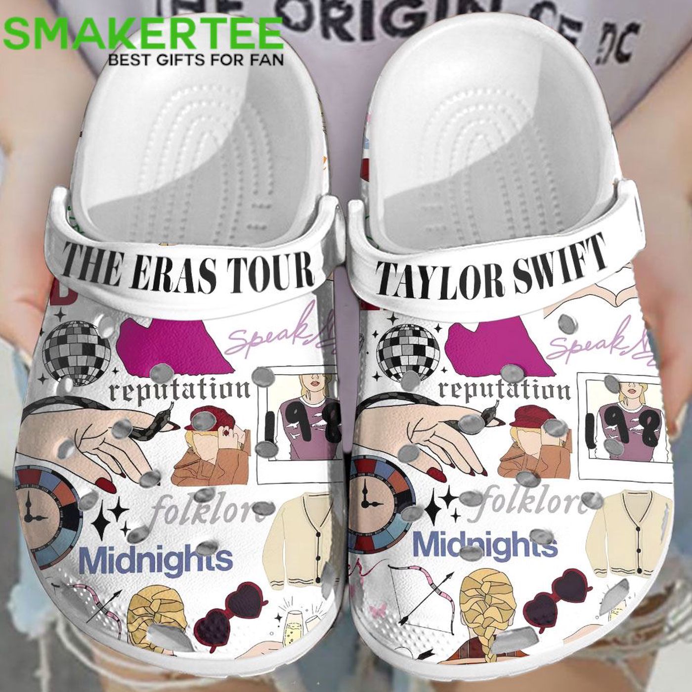 Step into Style with The Eras Tour Taylor Swift Crocs – Trendy Comfortable Footwear for Swifties!