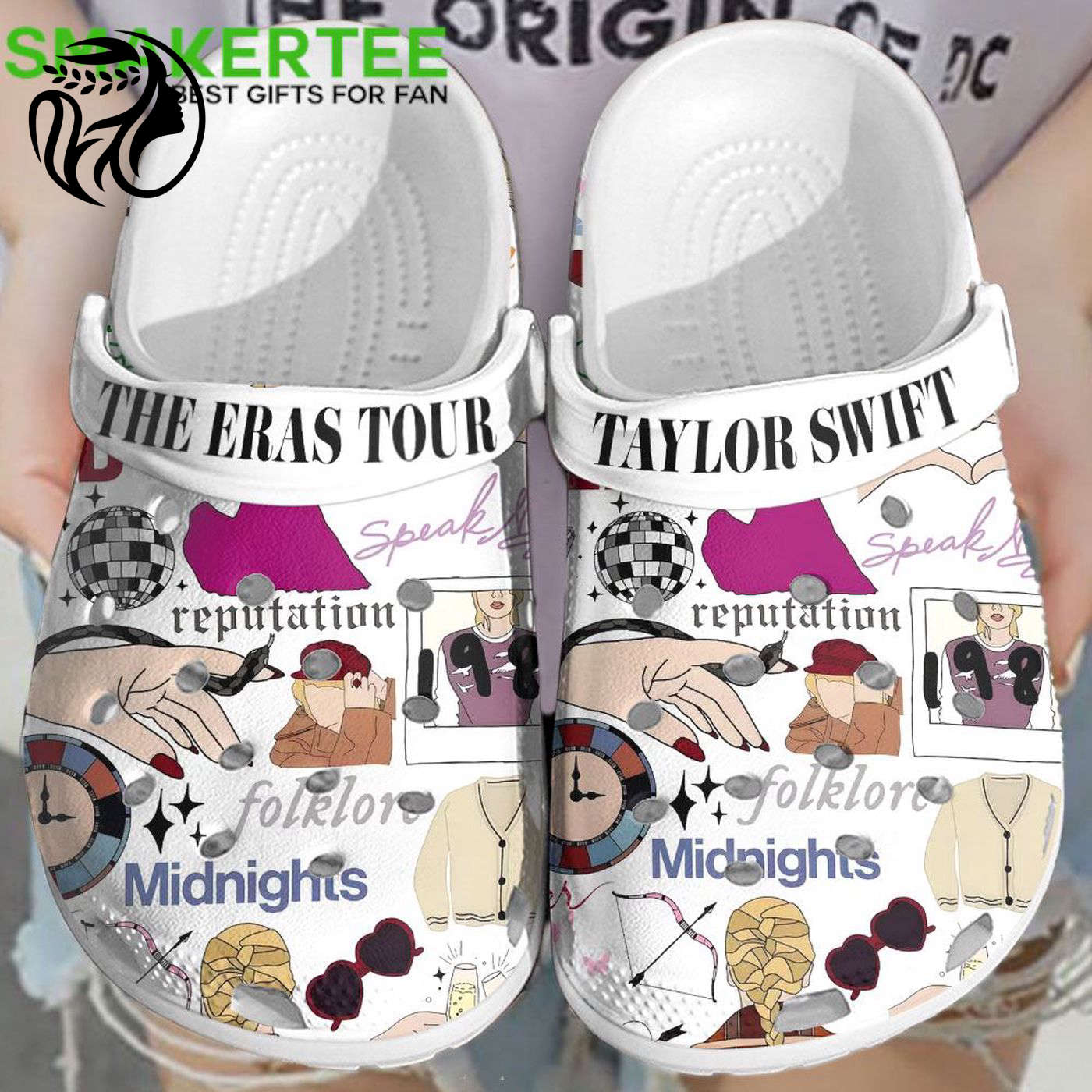 Step into Style with The Eras Tour Taylor Swift Crocs – Trendy Comfortable Footwear for Swifties!