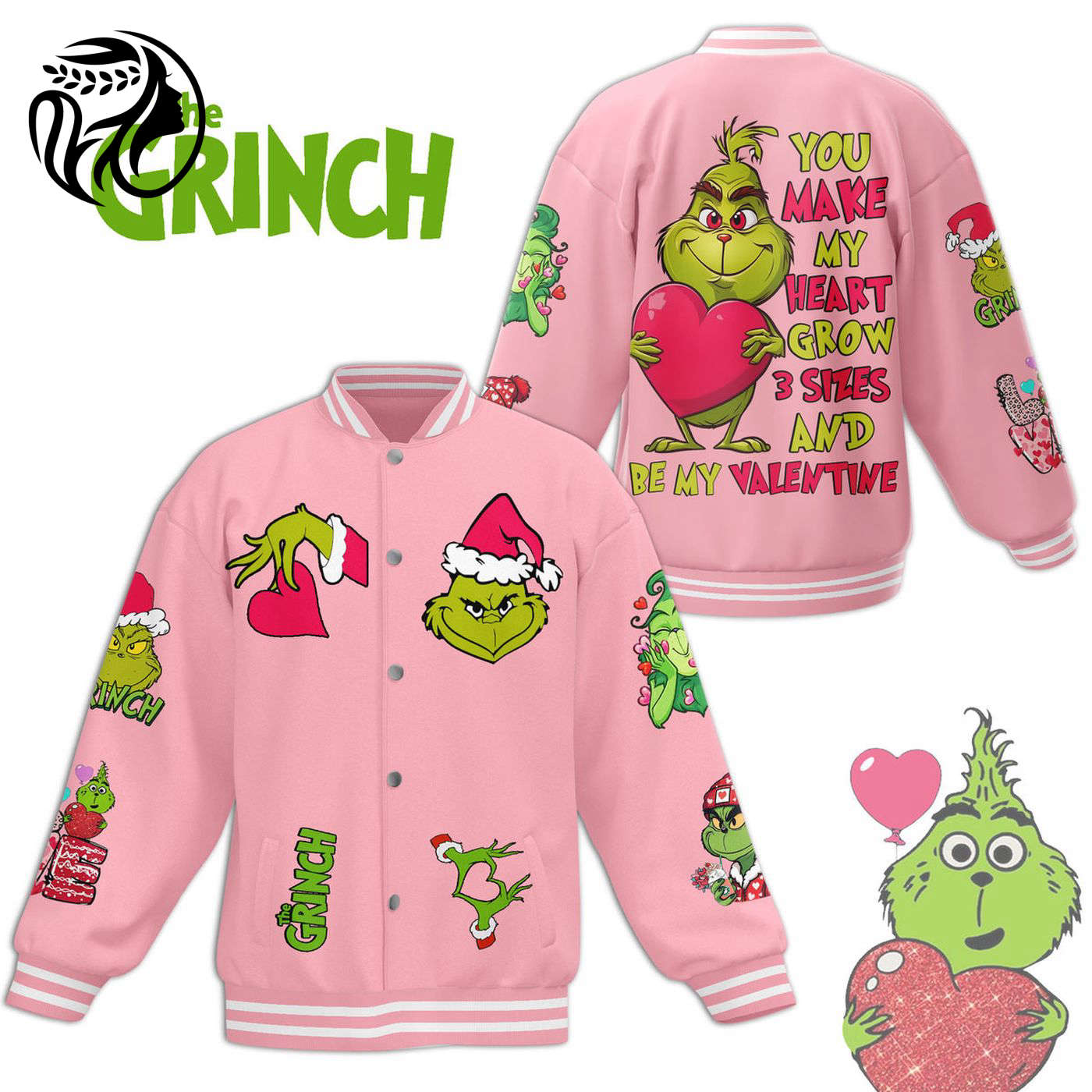The Grinch New Premium Baseball Jacket Gift For Fan