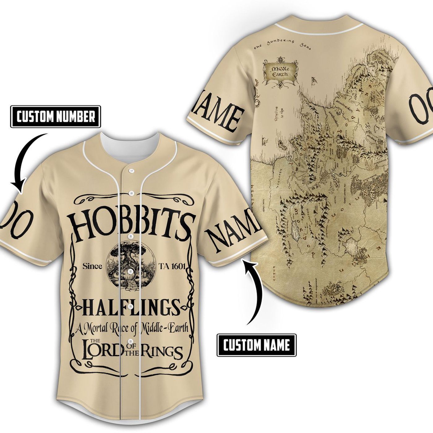 The Hobbit Baseball Jersey For Men Women And Kids Gift
