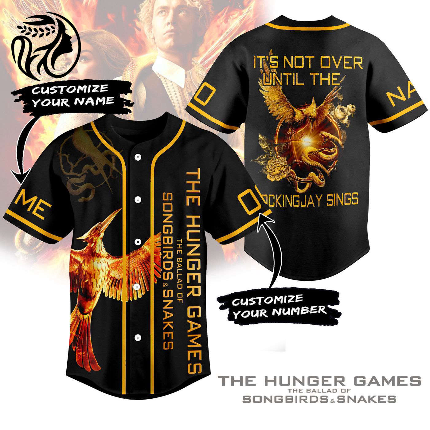 The Hunger Games Baseball Jersey For Men Women And Kids Gift