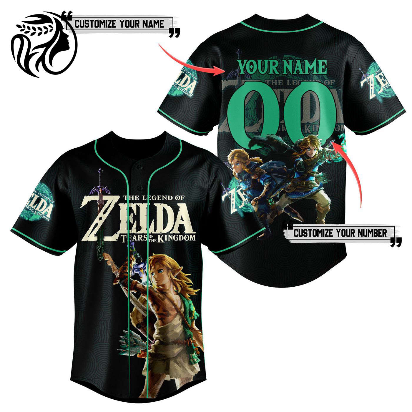 The Legend of Zelda Baseball Jersey For Men Women And Kids Gift