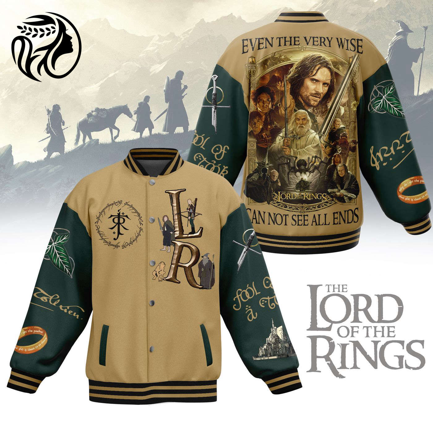 The Lord Of The Rings New Premium Baseball Jacket Gift For Fan