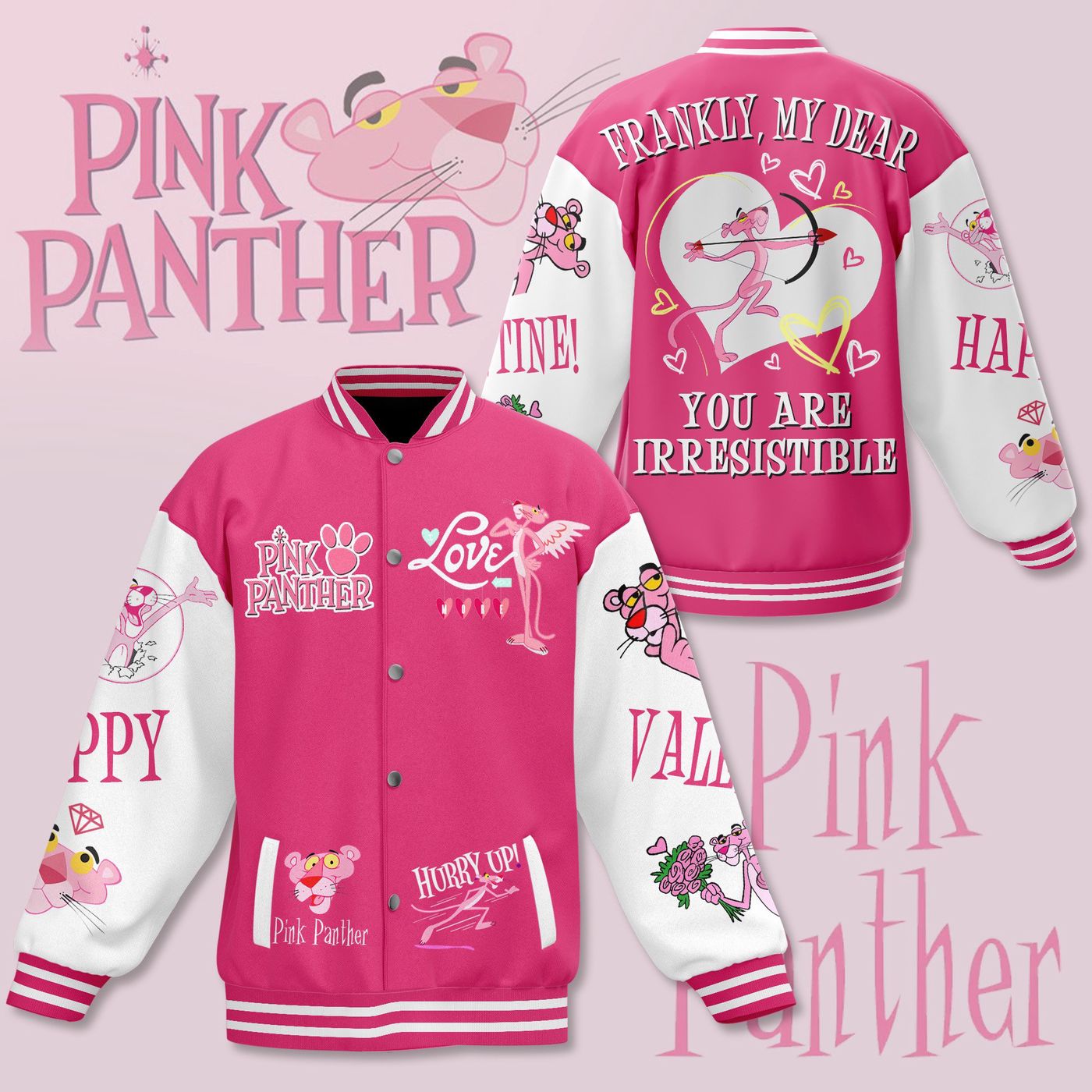 The Pink Panther New Premium Baseball Jacket Gift For Fan The Pink Panther New Premium Baseball Jacket Gift For Fan