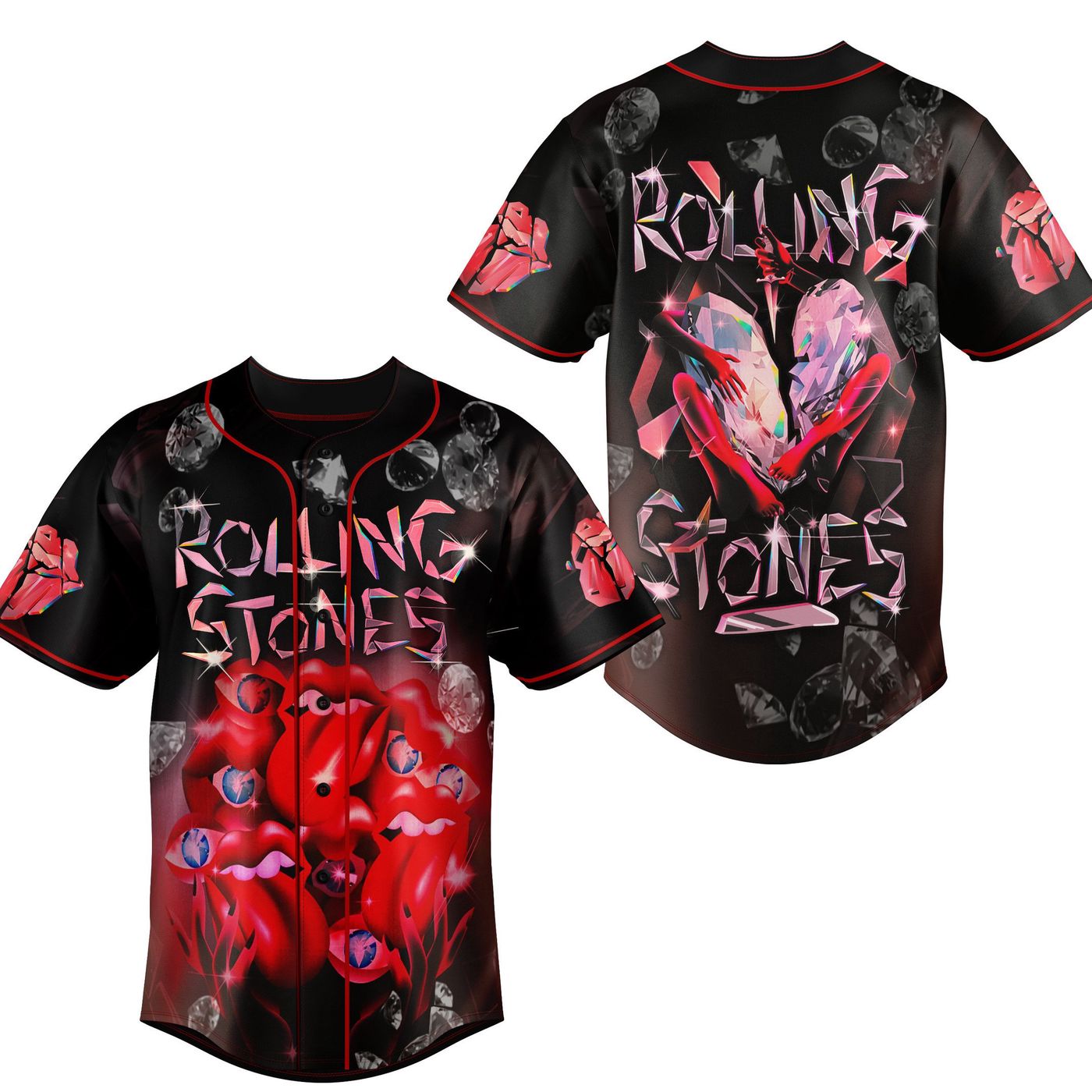The Rolling Stones Baseball Jersey For Men Women And Kids Gift