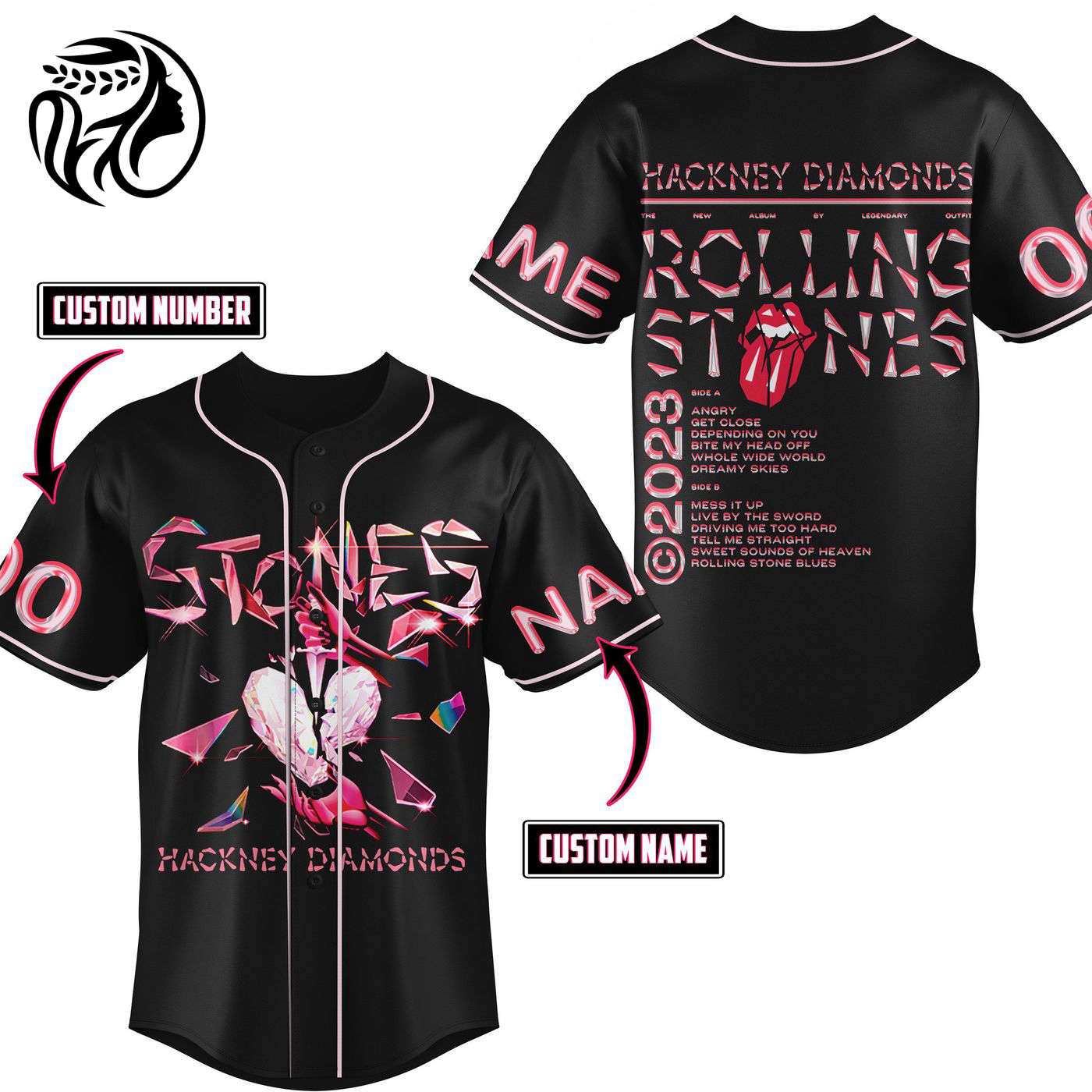 The Rolling Stones Baseball Jersey For Men Women And Kids Gift