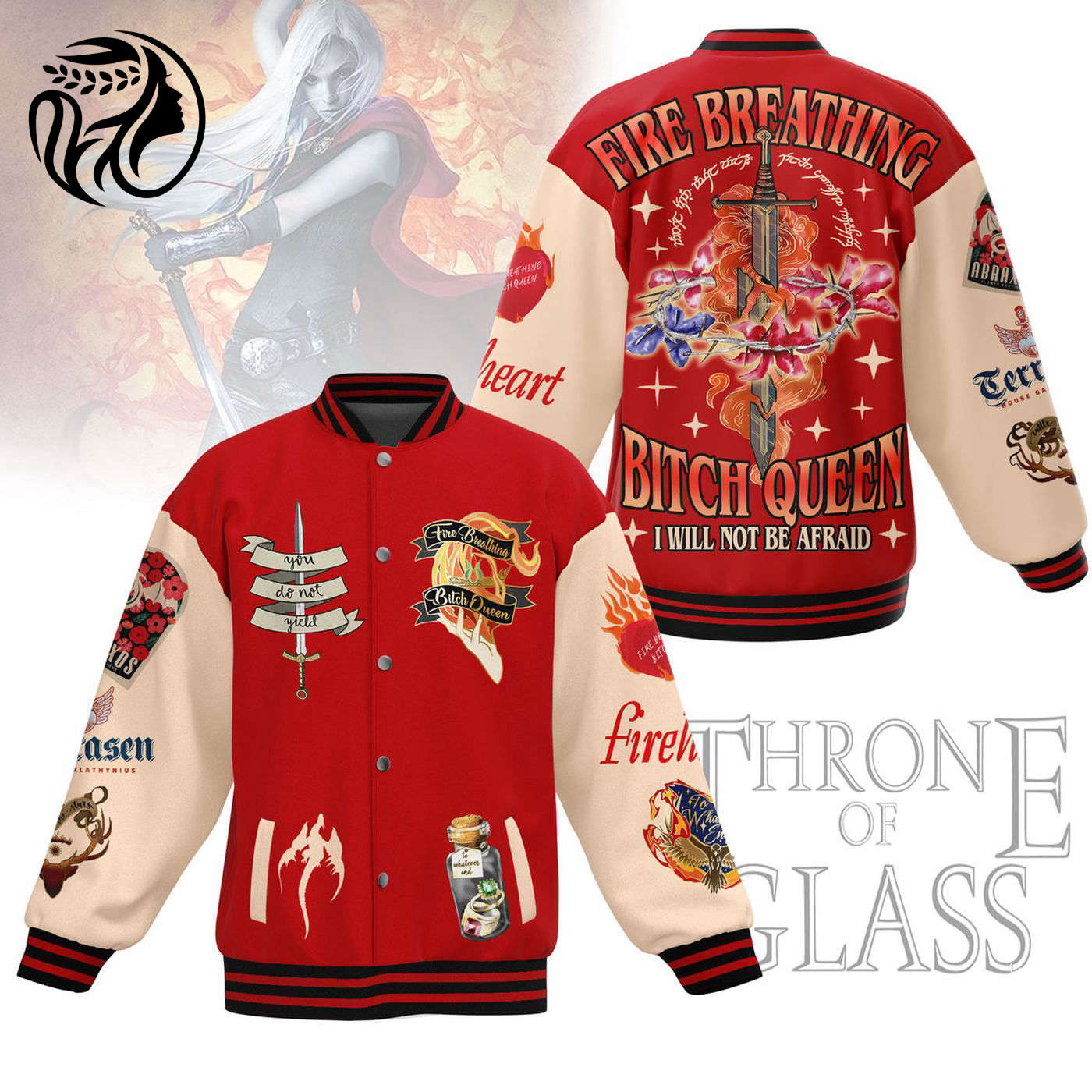 Thrones Of Glass New Premium Baseball Jacket Gift For Fan