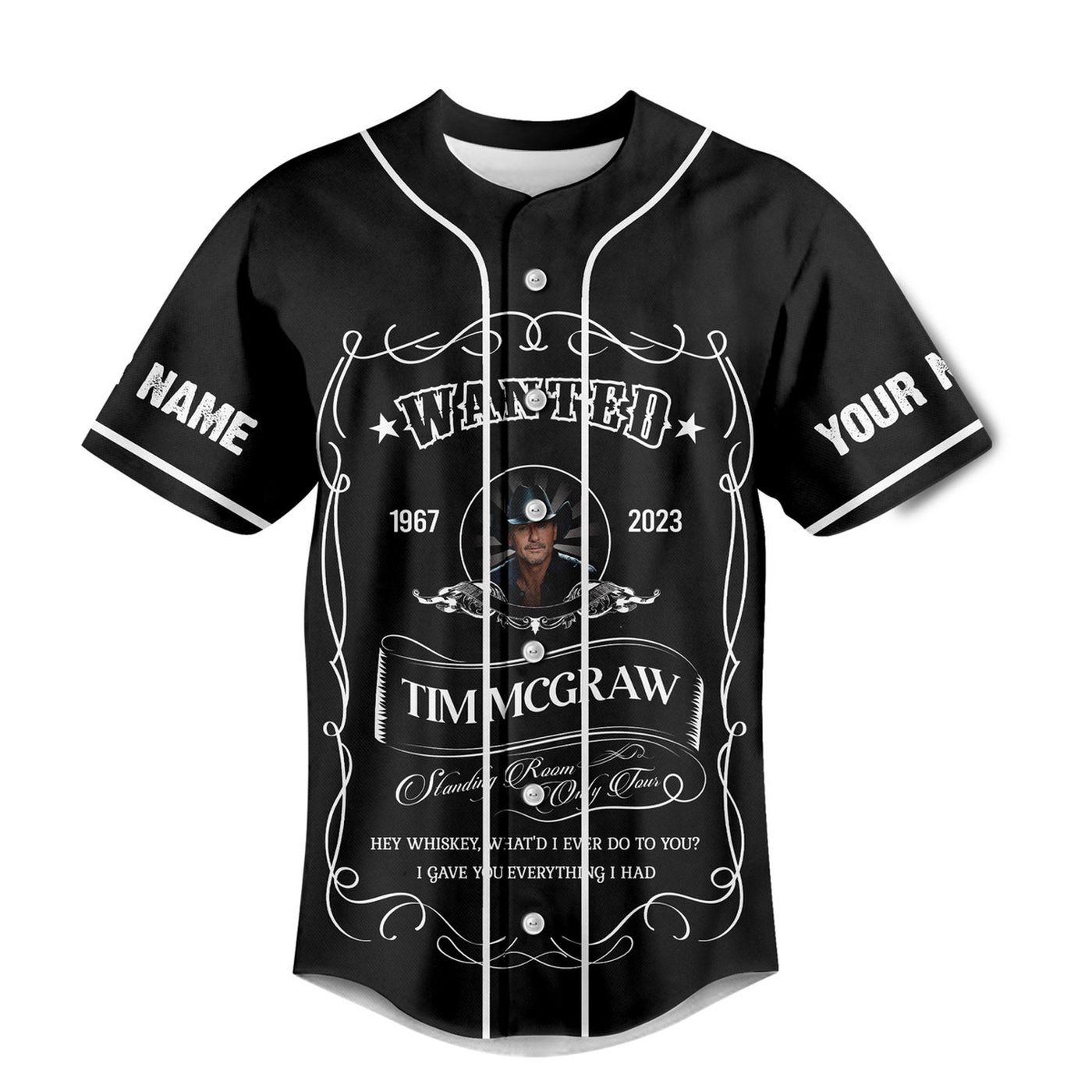 Tim McGraw Baseball Jersey For Men Women And Kids Gift Tim McGraw Baseball Jersey For Men Women And Kids Gift