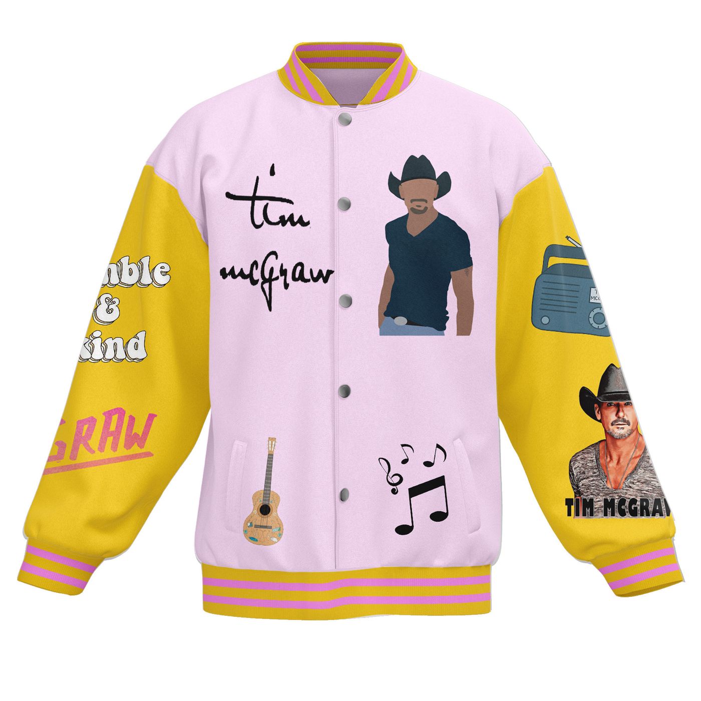 Tim McGraw New Premium Baseball Jacket – Gift for Women For Fan Tim McGraw New Premium Baseball Jacket – Gift for Women For Fan