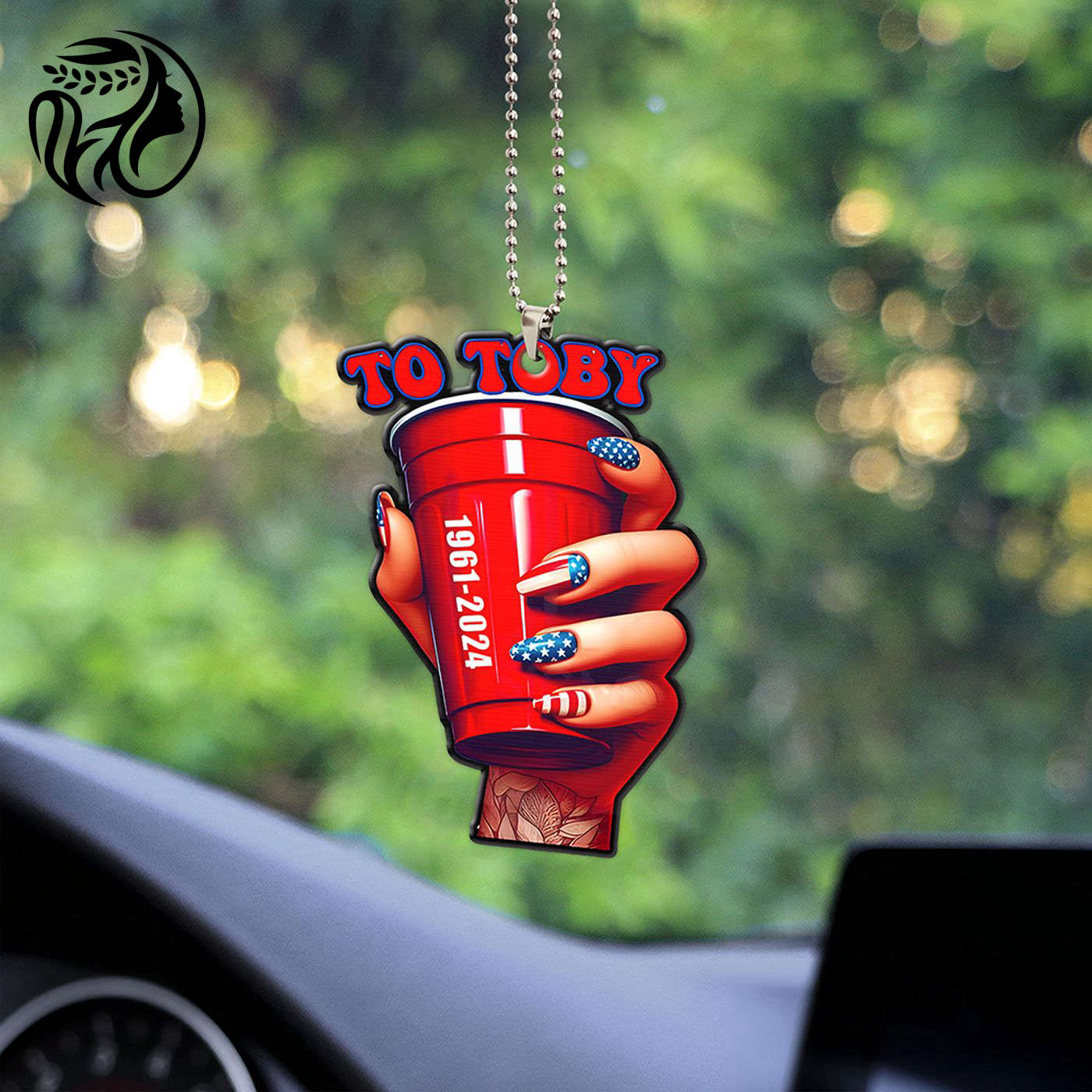 Toby Keith Custom Shape 1-sided Acrylic Car Ornament – HUANNM 4134