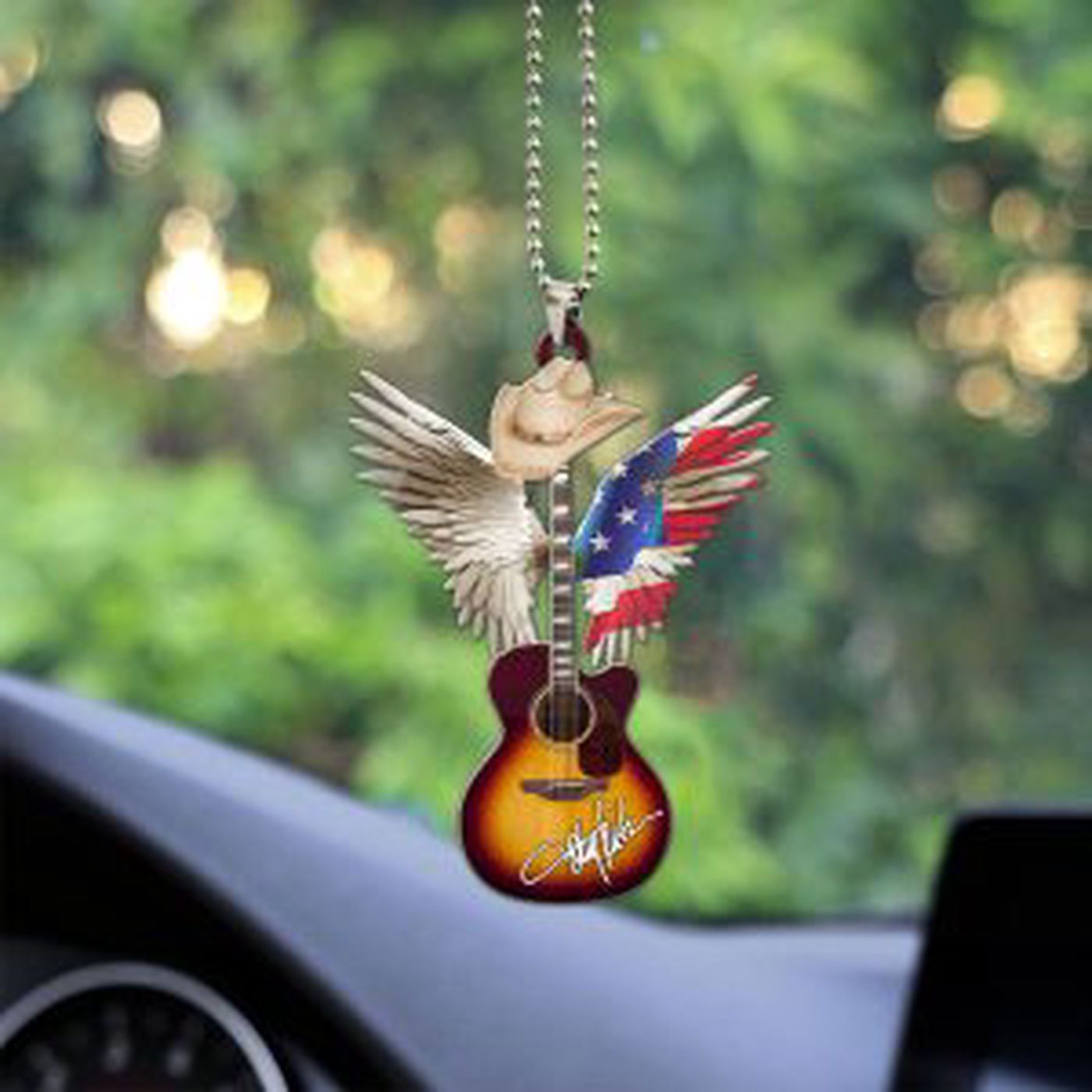 Toby Keith Custom Shape 2-sided Acrylic Car Ornament Toby Keith Custom Shape 2-sided Acrylic Car Ornament